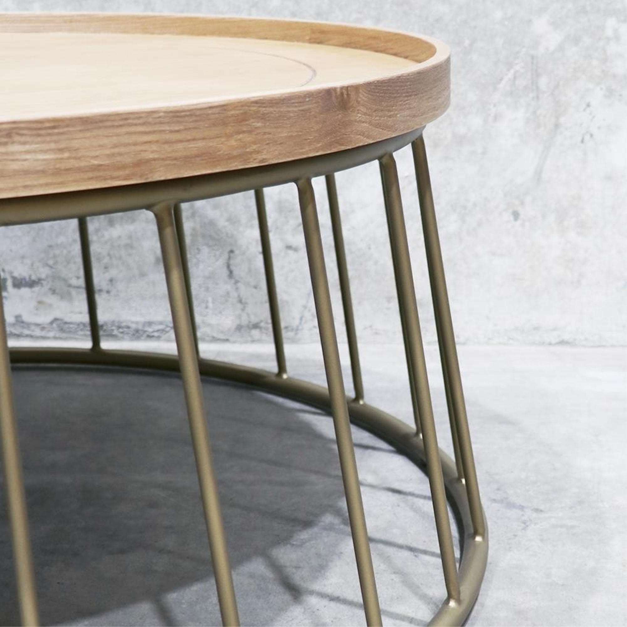 REID ROUND COFFEE TABLE | NATURAL