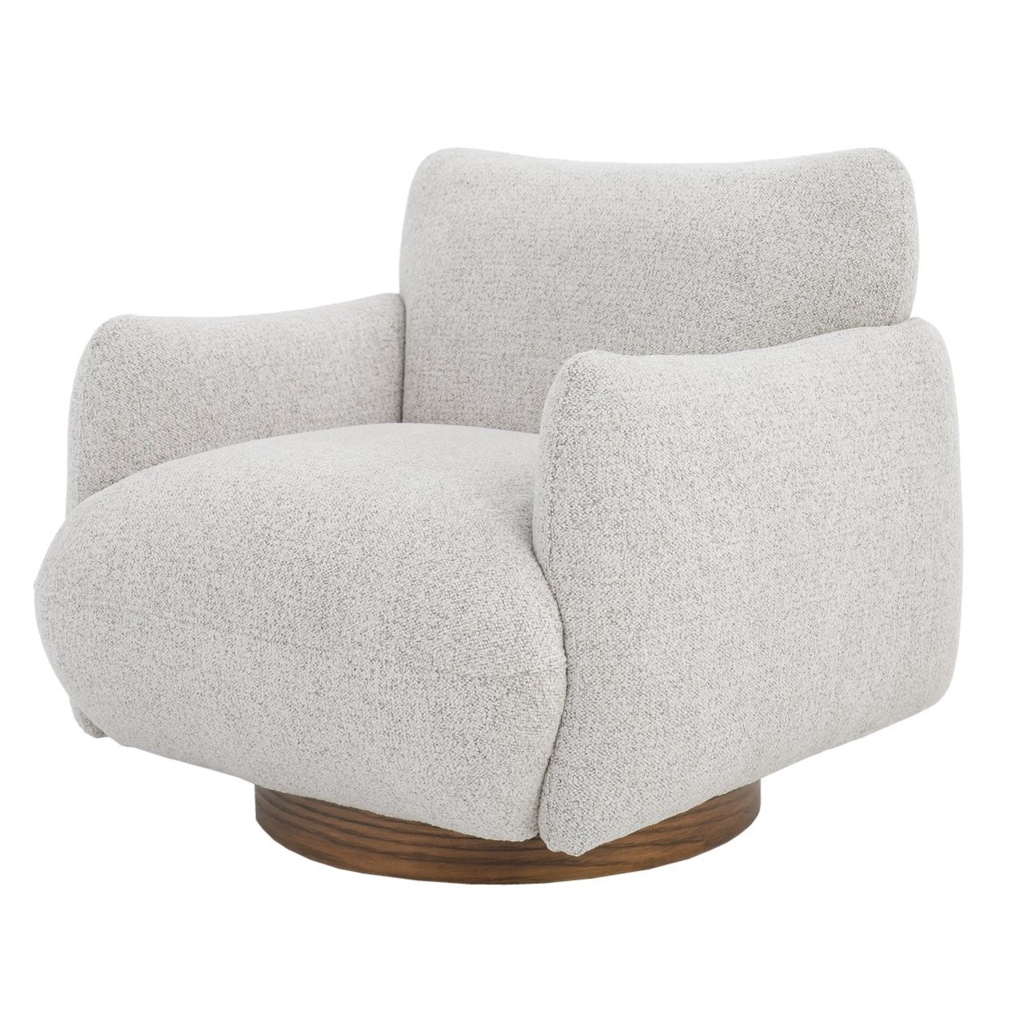 Remy Swivel Chair | Limestone
