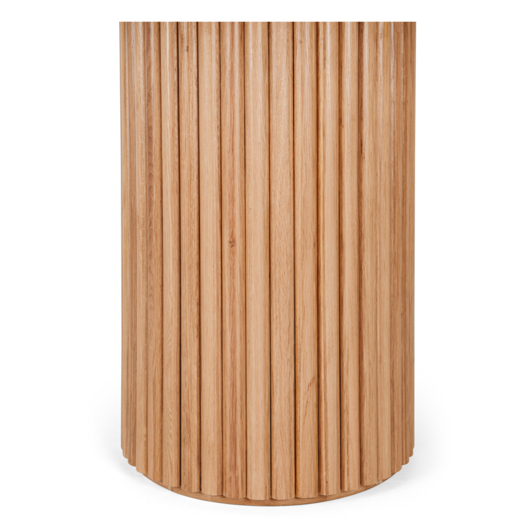 RHO TRAVERTINE TOP SIDE TABLE