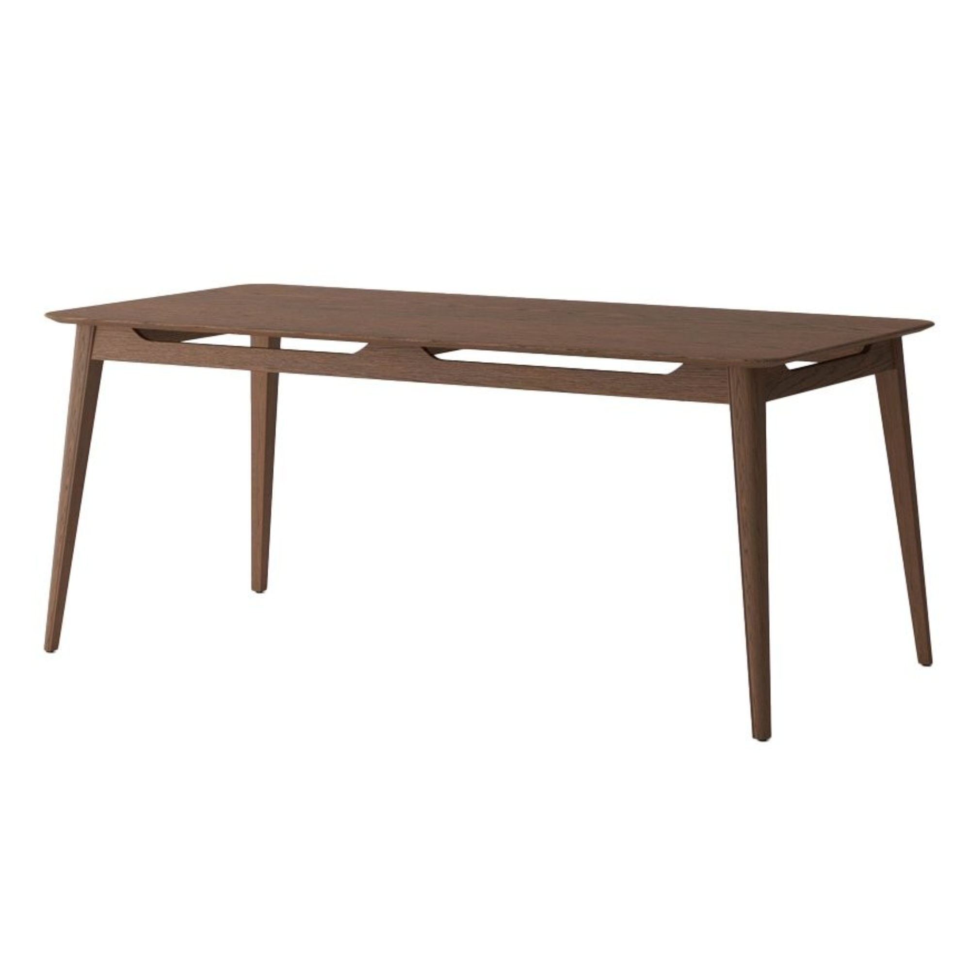 ROKKE SOLID OAK 2200 DINING TABLE | WALNUT
