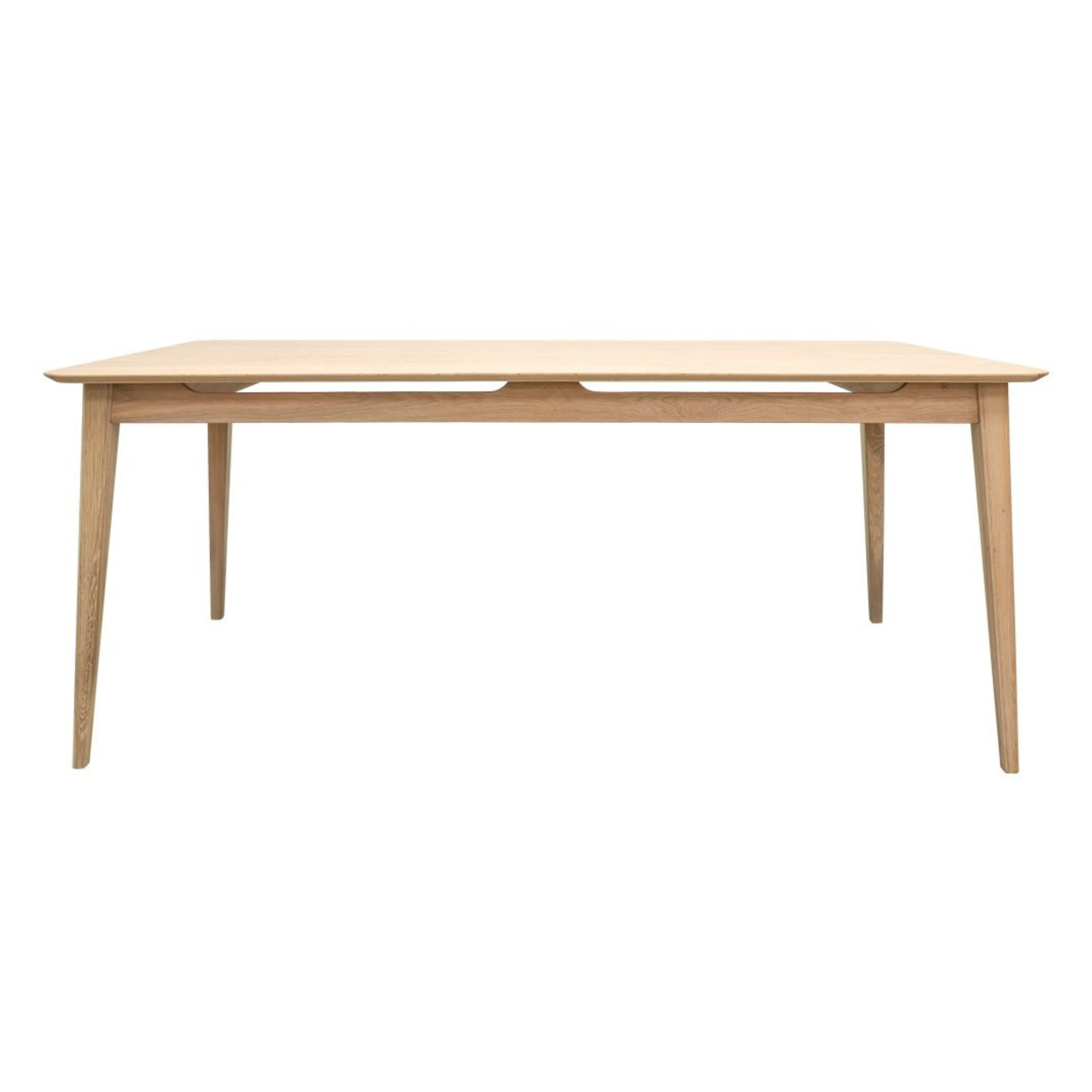 Rokke 180 Dining Table | Solid Oak Natural