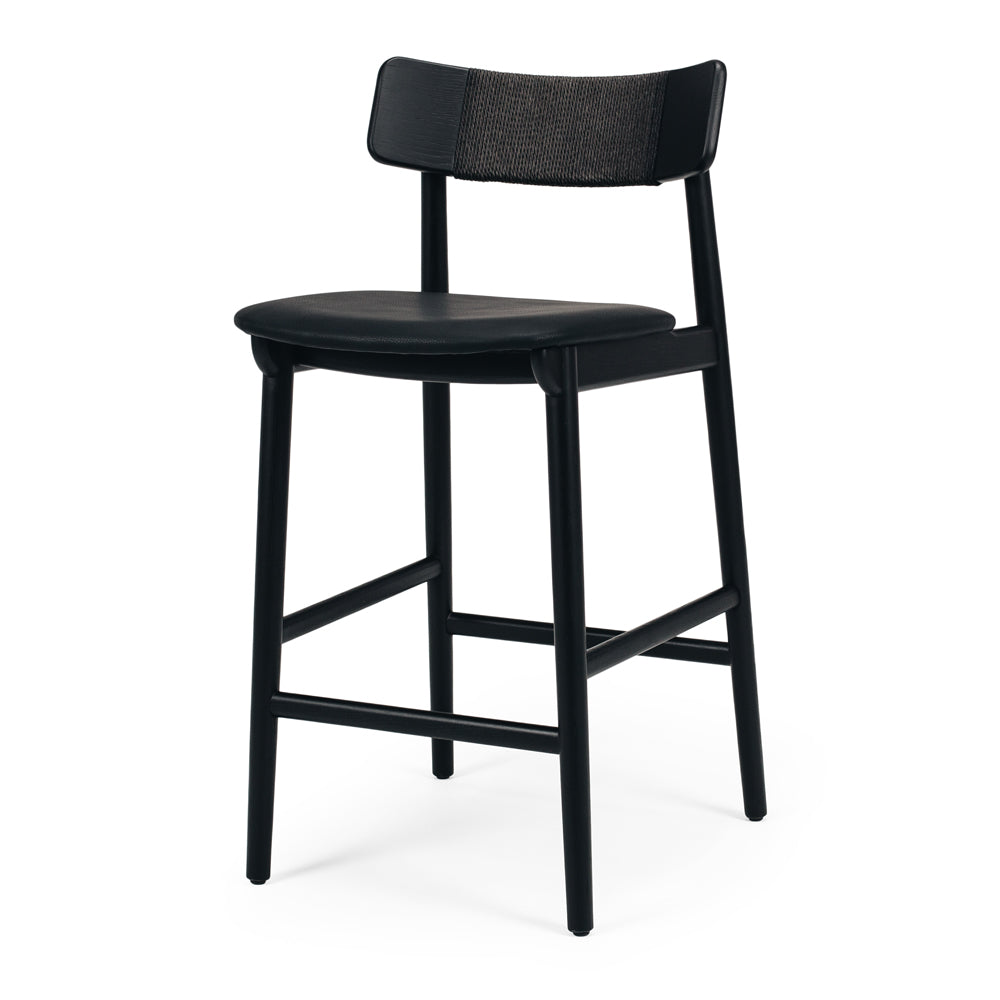 NILES BAR CHAIR | BLACK OAK