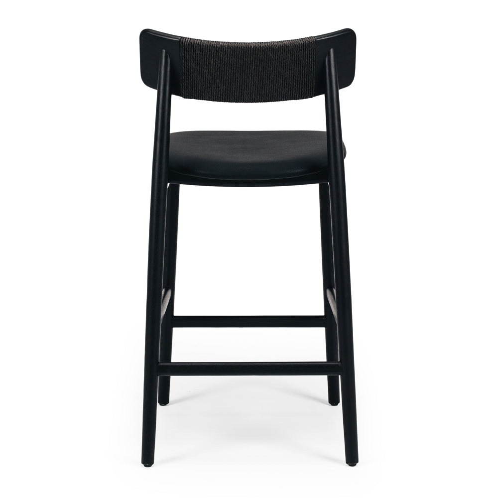 NILES BAR CHAIR | BLACK OAK