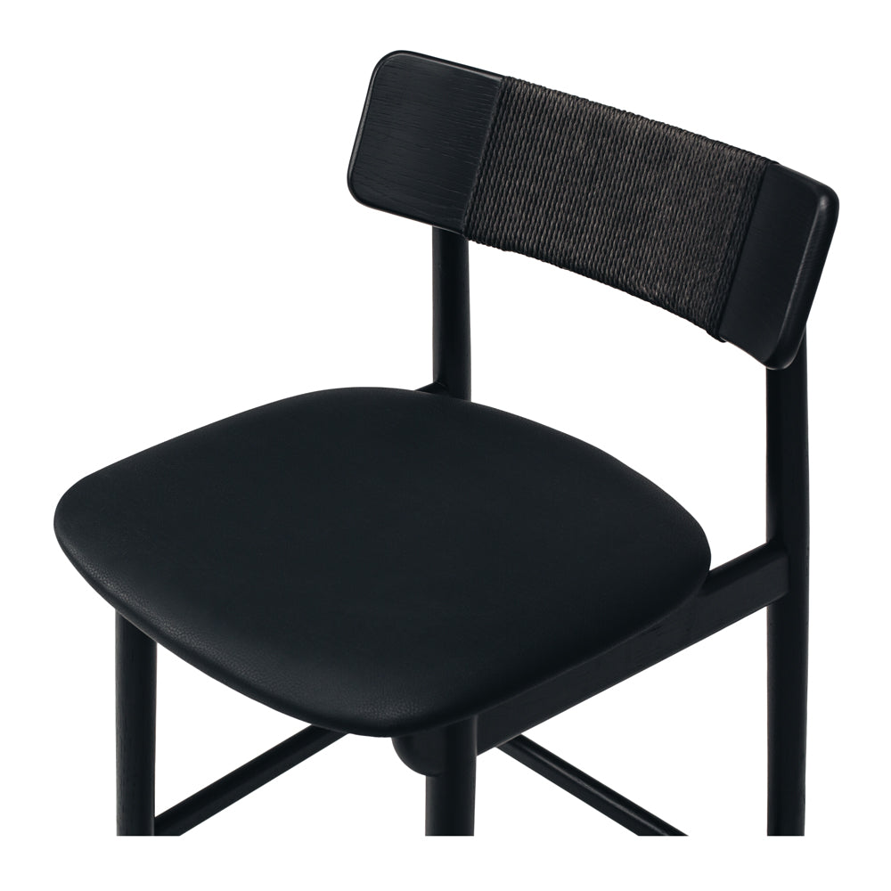 NILES BAR CHAIR | BLACK OAK
