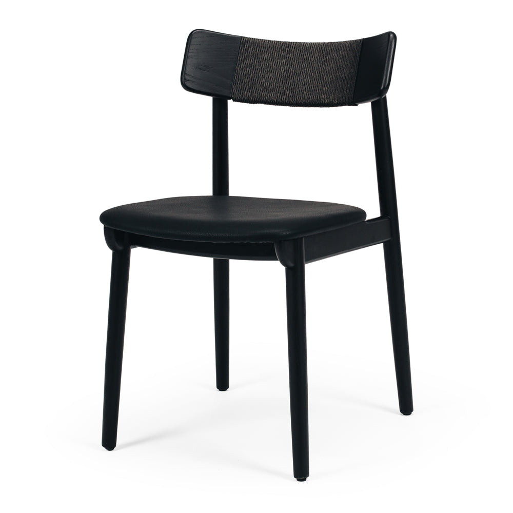 NILES DINING CHAIR | BLACK OAK