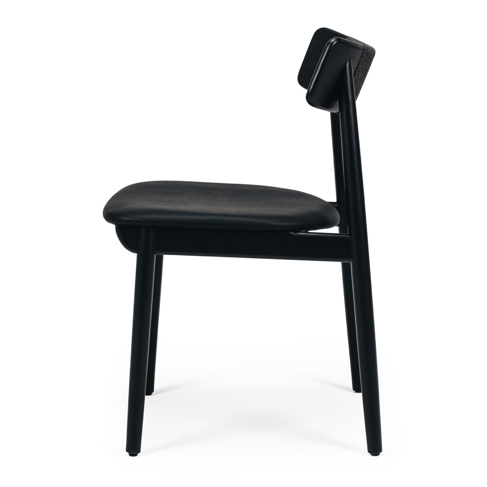 NILES DINING CHAIR | BLACK OAK