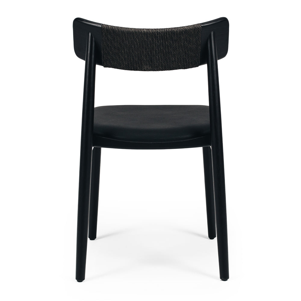 NILES DINING CHAIR | BLACK OAK