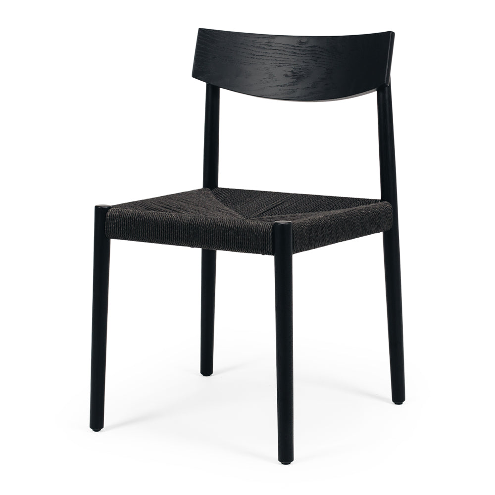 EVELYN DINING CHAIR | BLACK OR NATURAL OAK