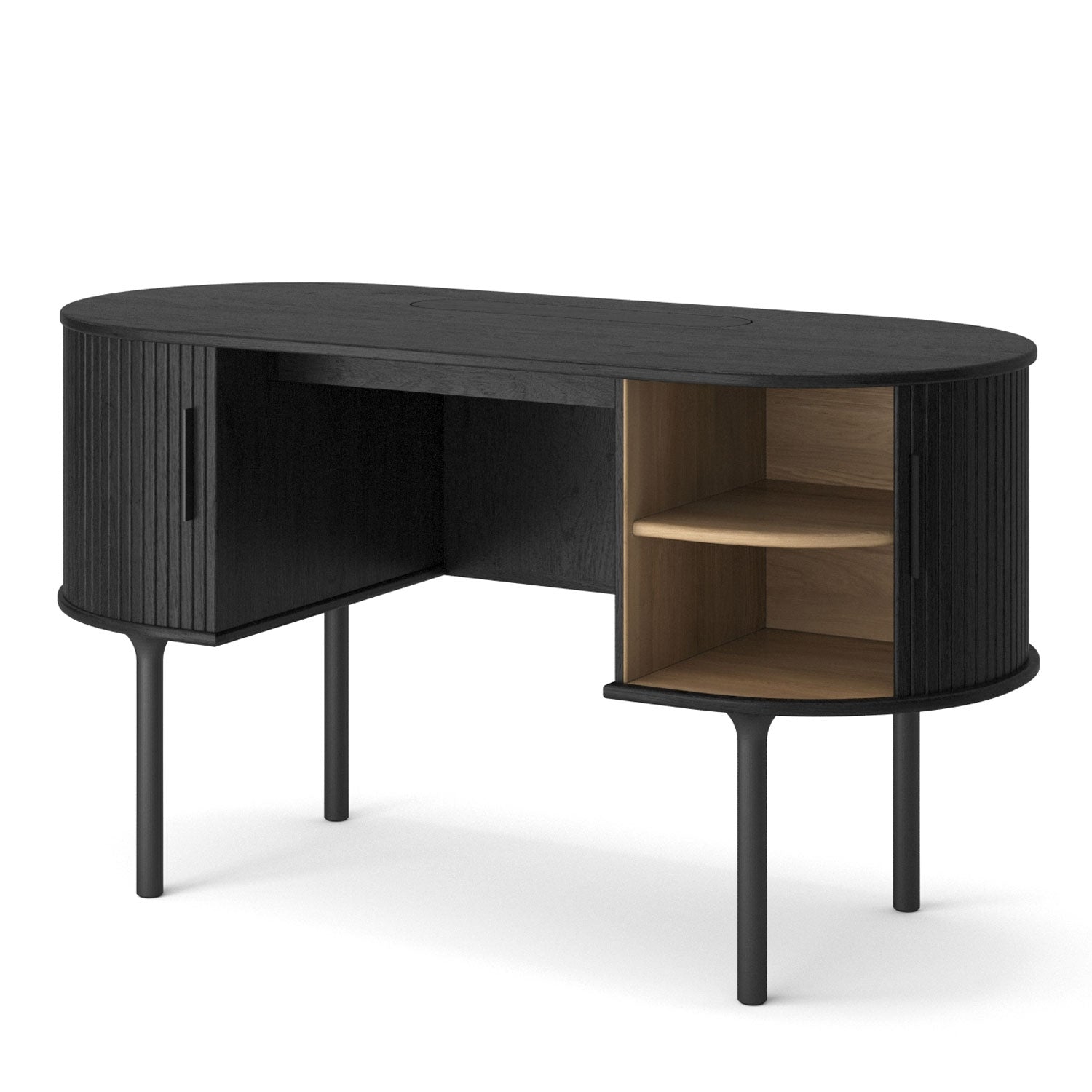 PALLISER BLACK OAK DESK