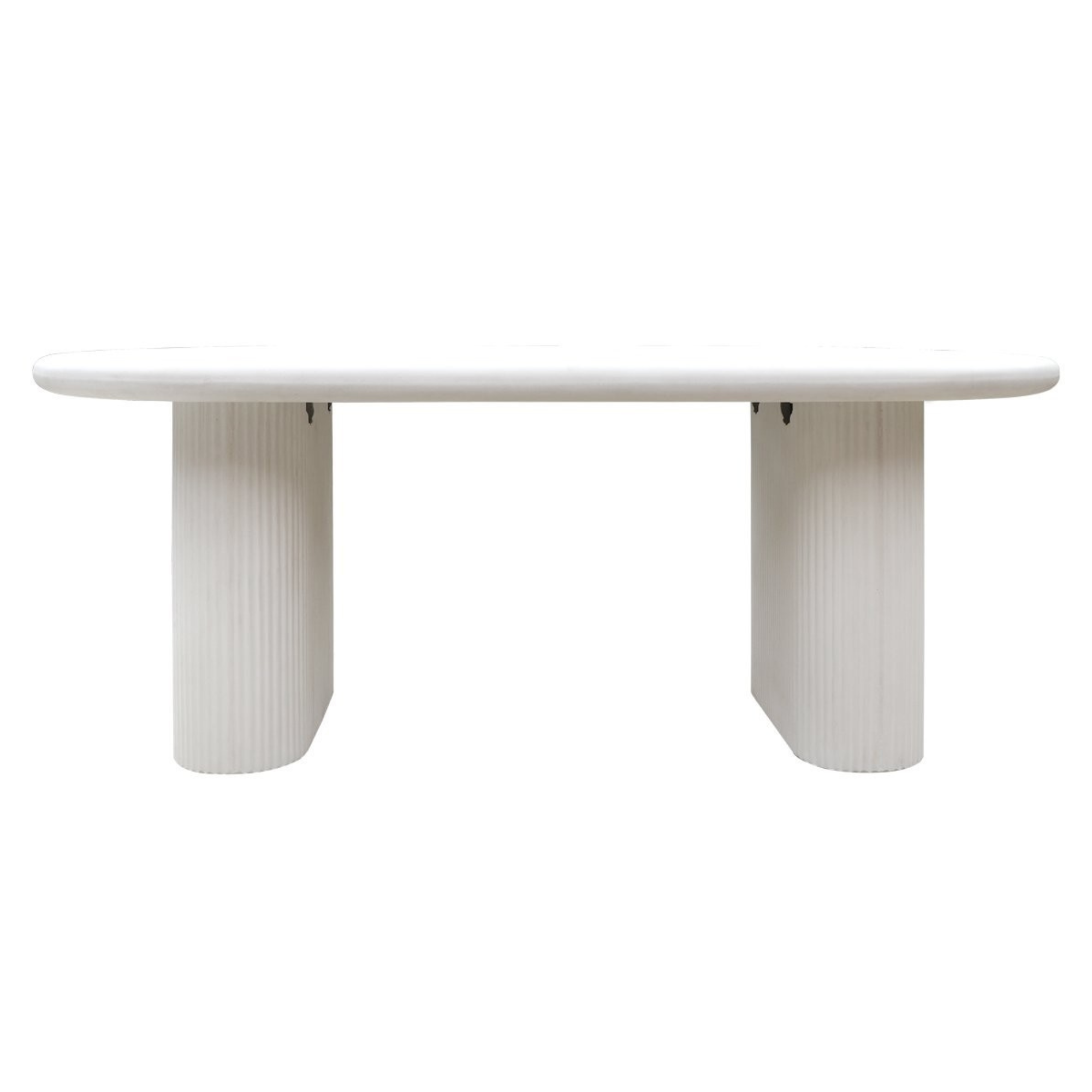 SOLONA OUTDOOR CONCRETE TABLE | WHITE