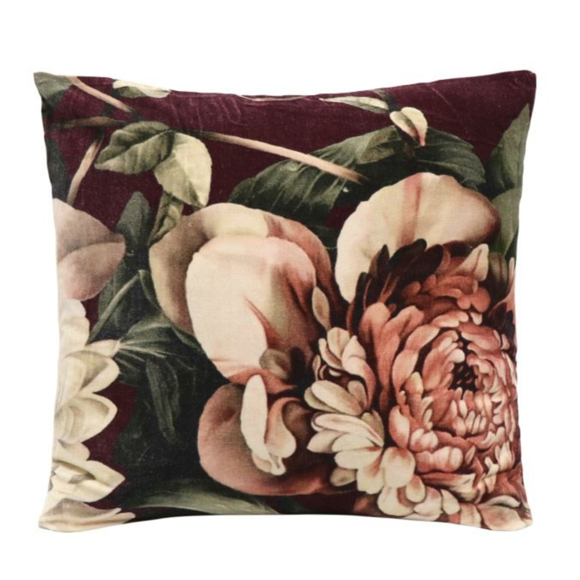 SARI PRINTED CUSHION - PEONY