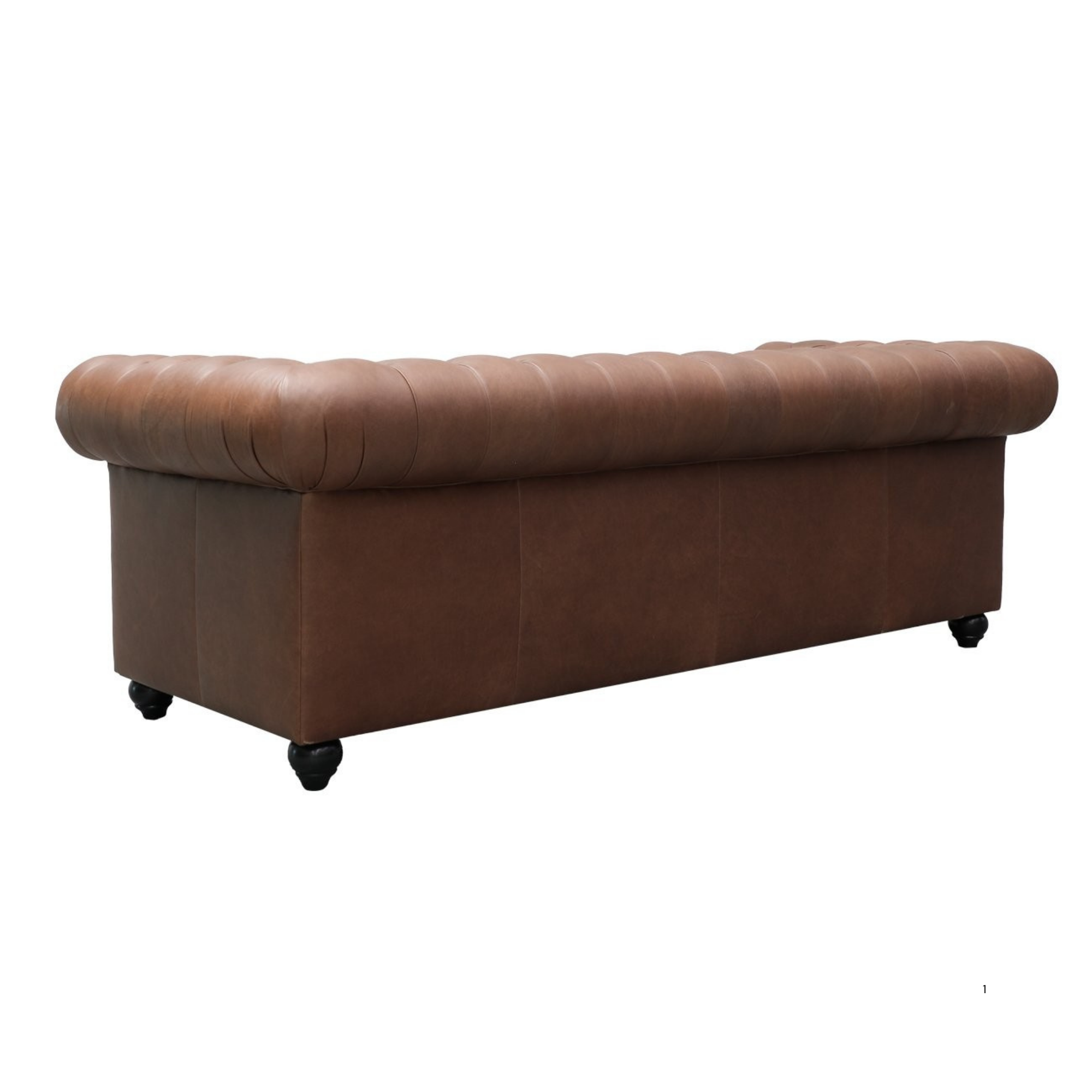 STANFORD 3 SEATER CHESTERFIELD | NUTMEG