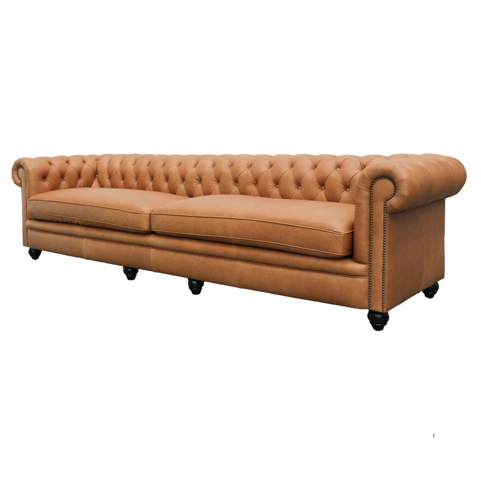 STANFORD 4 SEATER CHESTERFIELD | CAMEL
