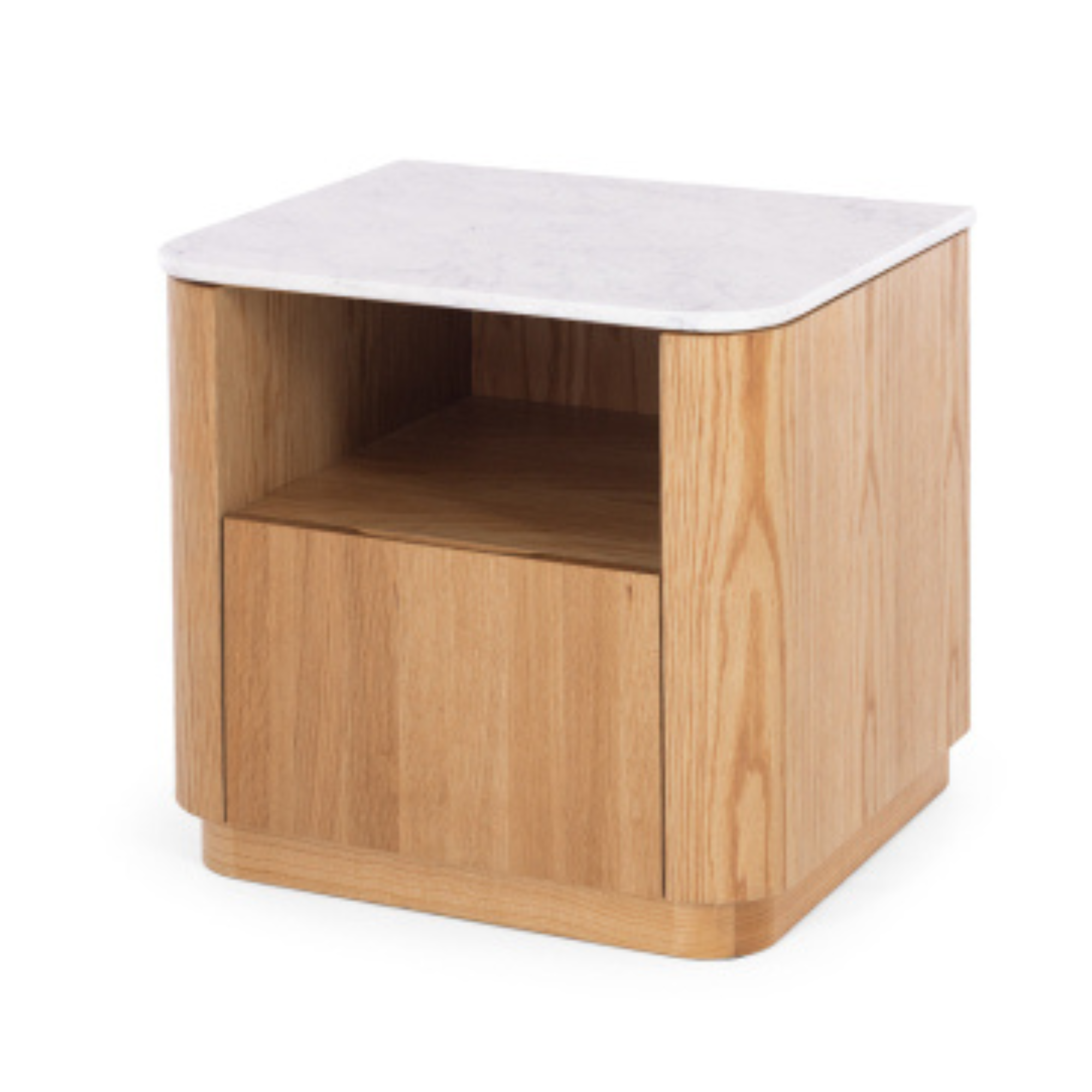 STASH 1 DRAWER BEDSIDE | MARBLE TOP