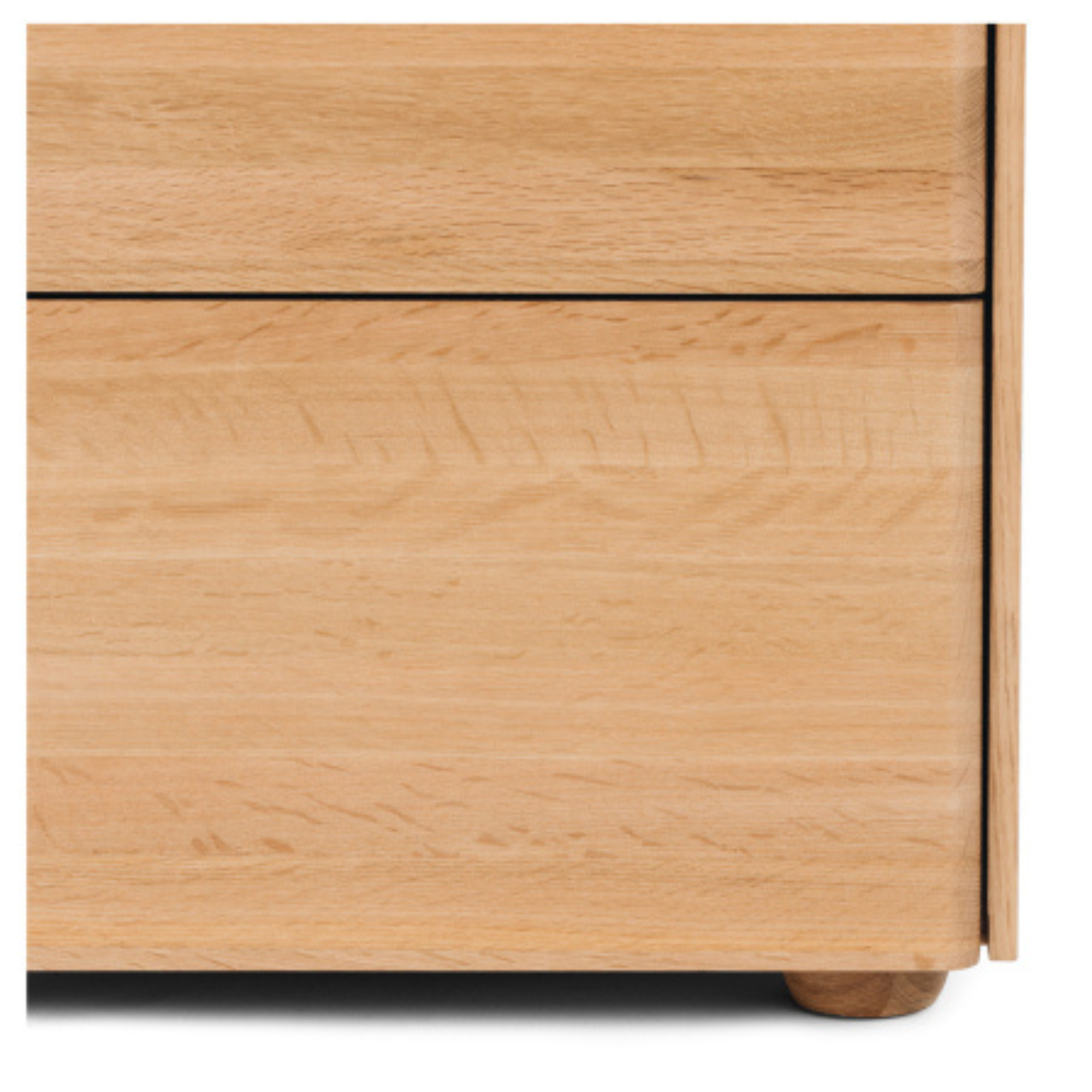 CUBE 2 DRAWER BEDSIDE CABINET | TRAVERTINE TOP