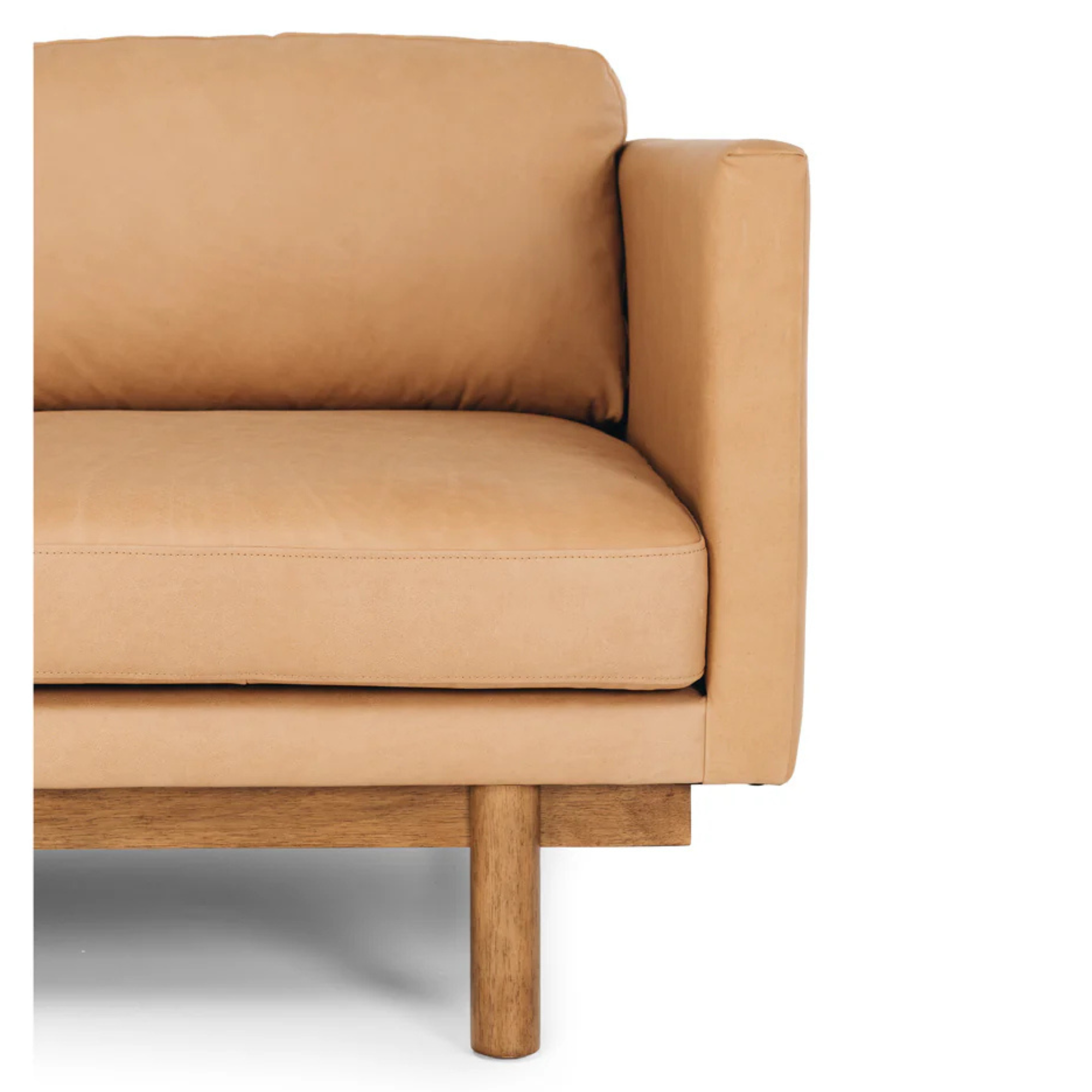 STRADA 3 SEATER SOFA | TAN LEATHER