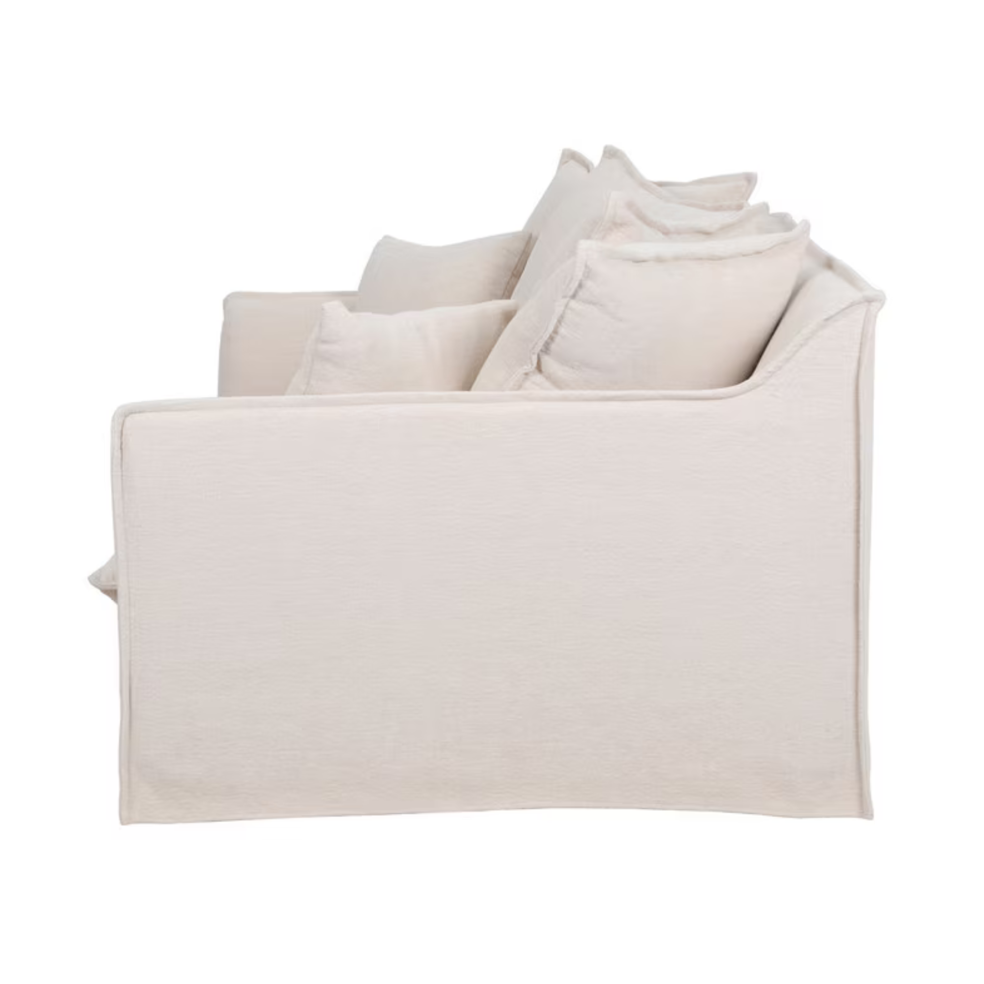 SYDNEY SLIP-COVER 2 SEATER | ALMOND