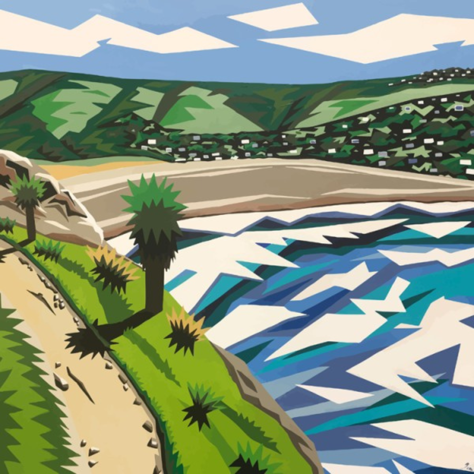 TAYLORS MISTAKE | CANVAS STRETCHED READY TO HANG | IRA MITCHELL | NZ MADE