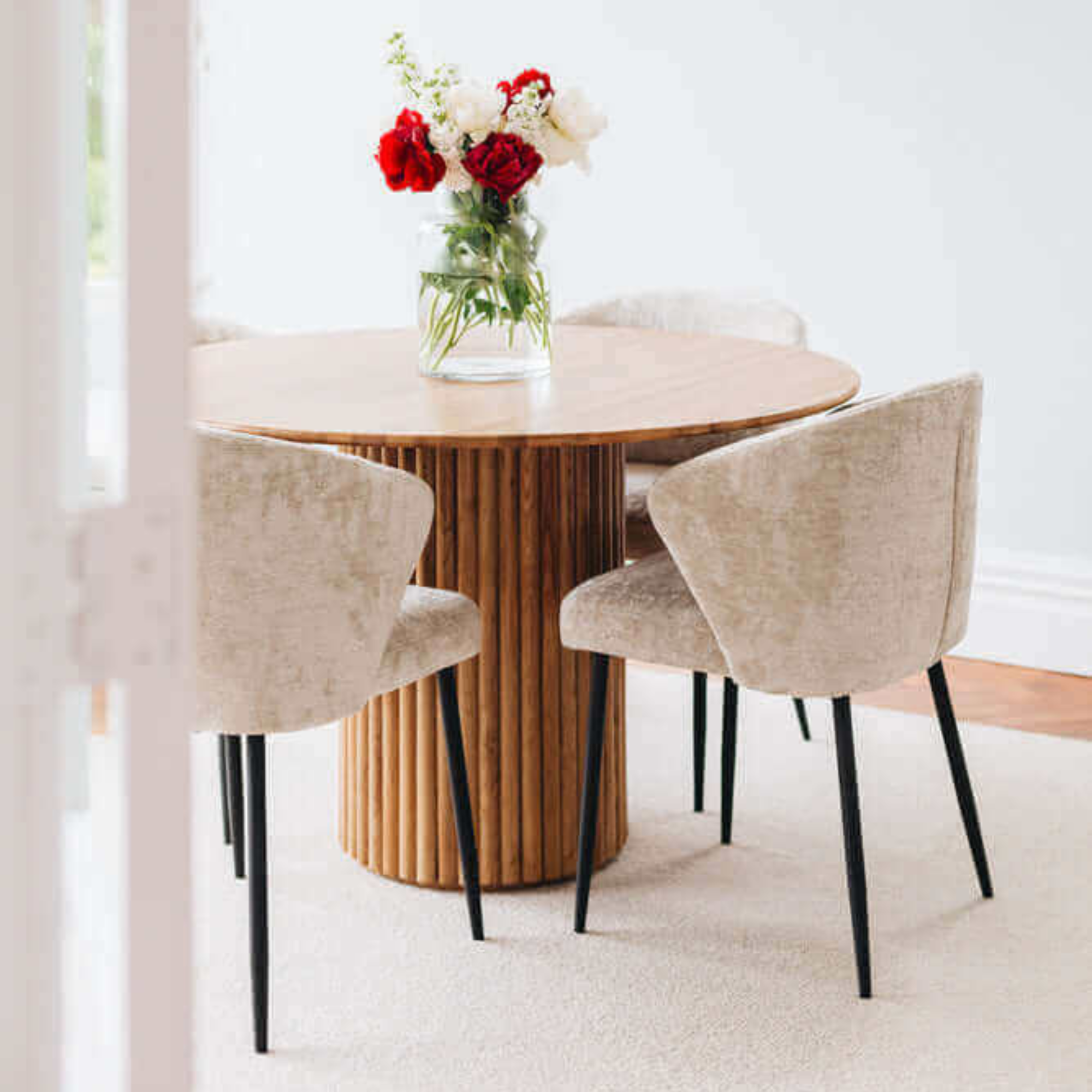 TEDDY DINING CHAIR | OYSTER