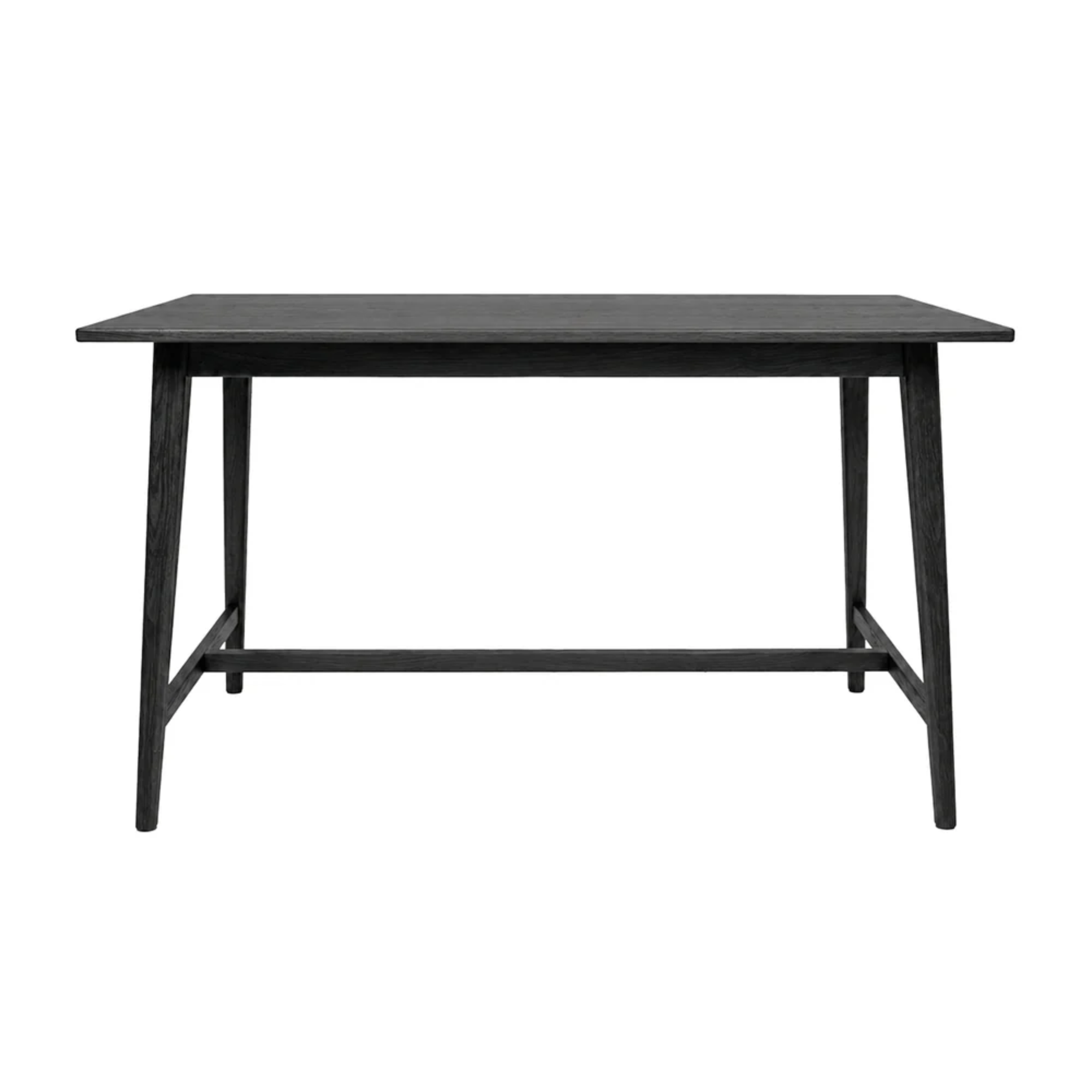 Vaasa Oak Bar Table | Matte Black