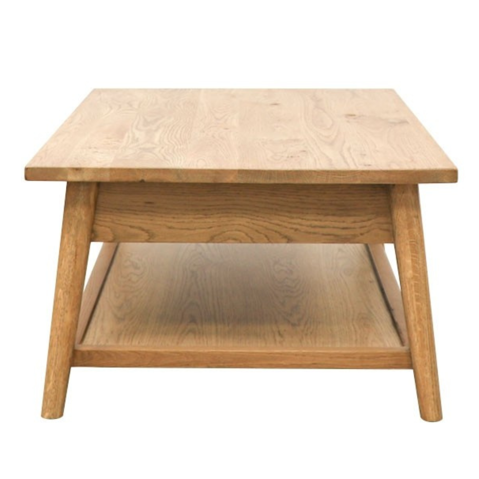 Vaasa 2 Drawer Coffee Table | Solid Oak