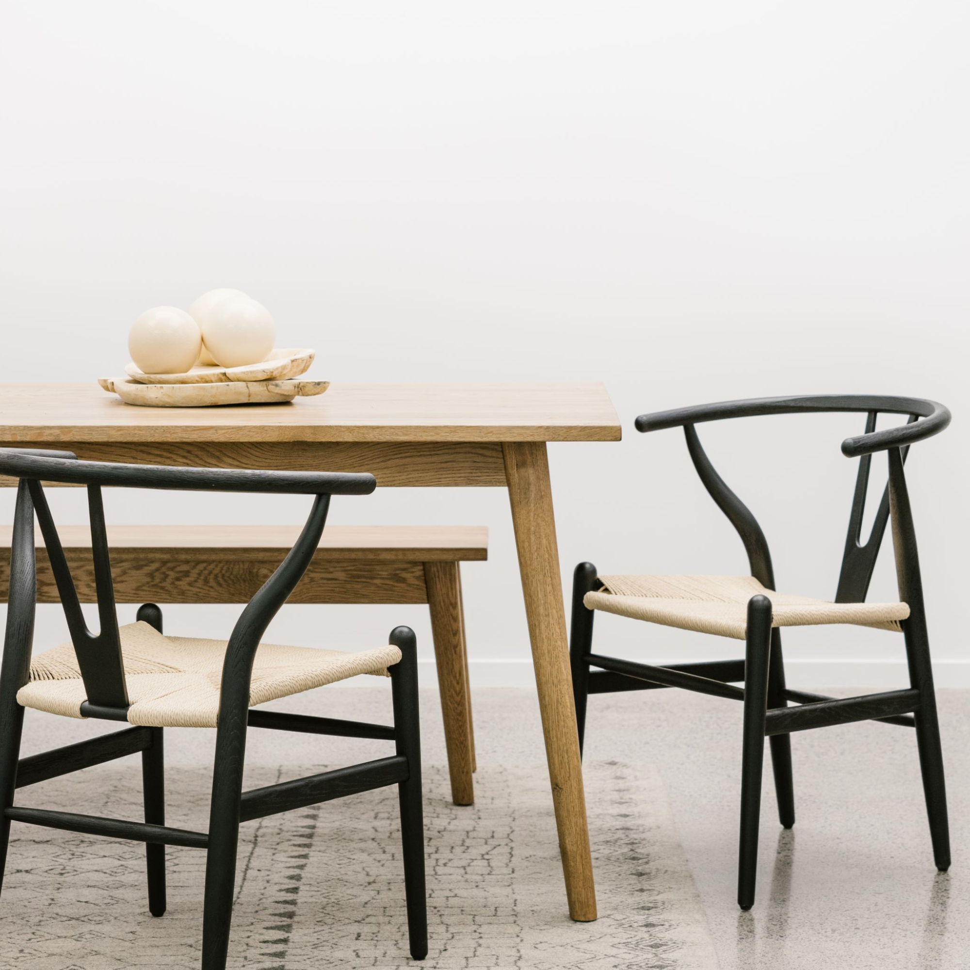 VAASA SOLID OAK 180 DINING TABLE