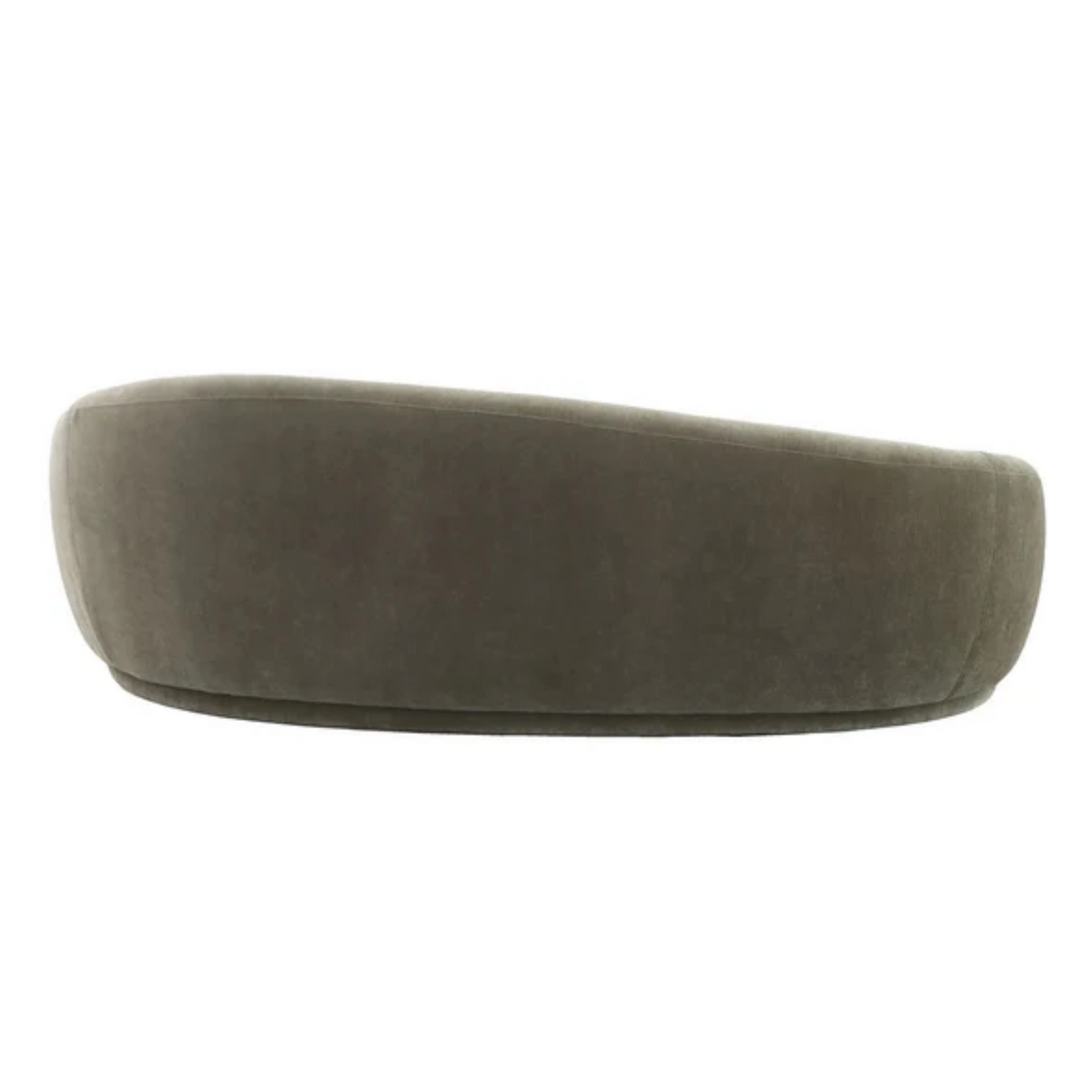 Velma Curved Sofa | Moss Green Velvet