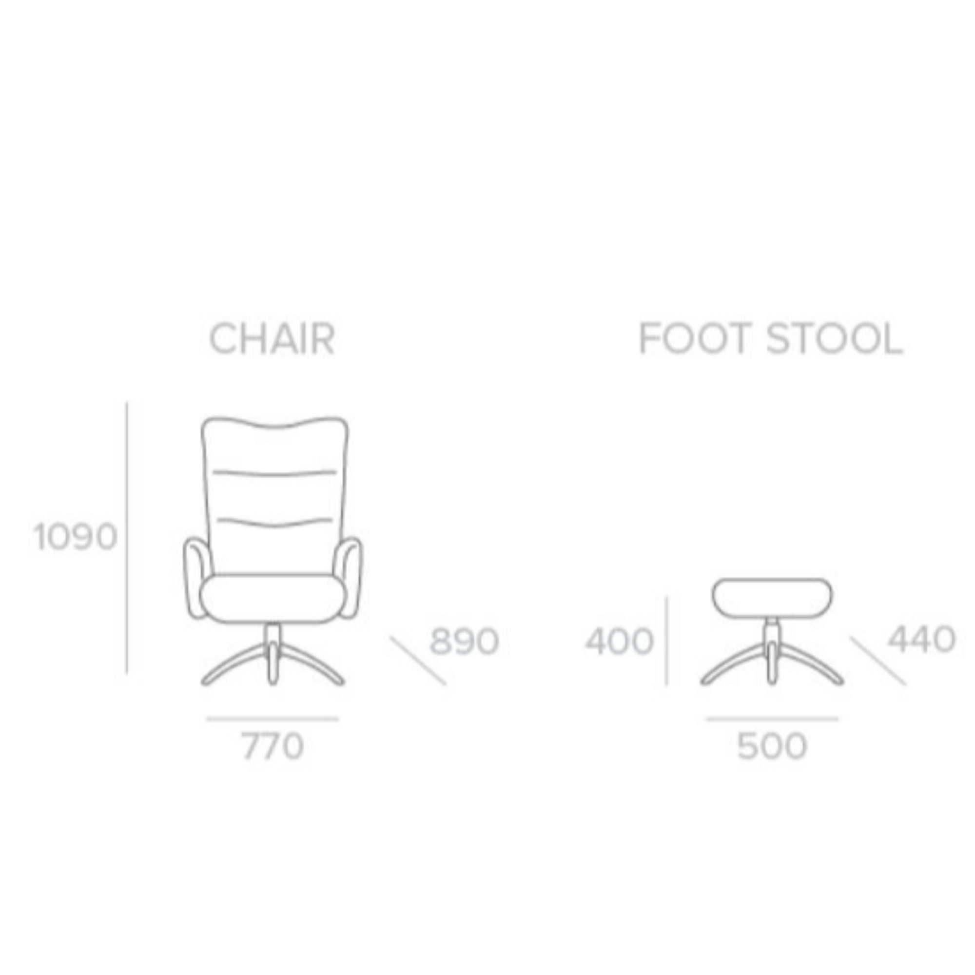 WESTFIELD LEATHER RECLINER & FOOTSTOOL