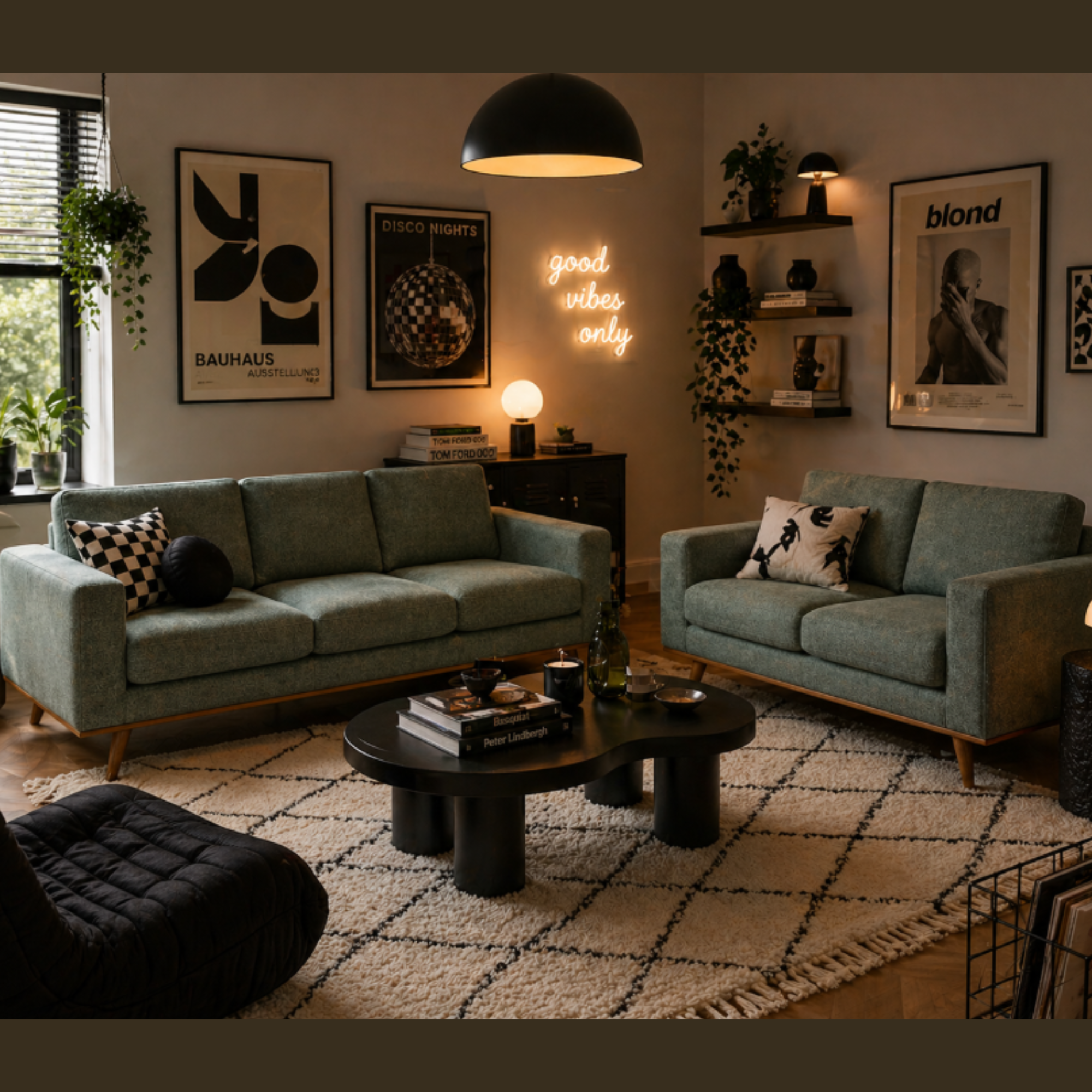 Willow 2 Seater Sofa | Green