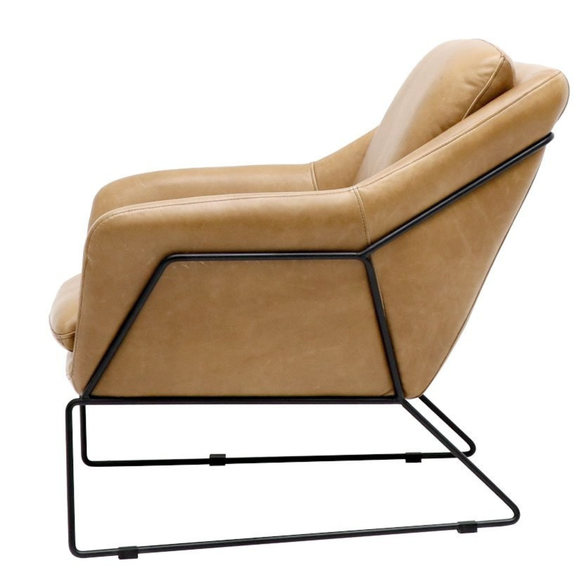 WORKSHOP LEATHER ARMCHAIR | TAN