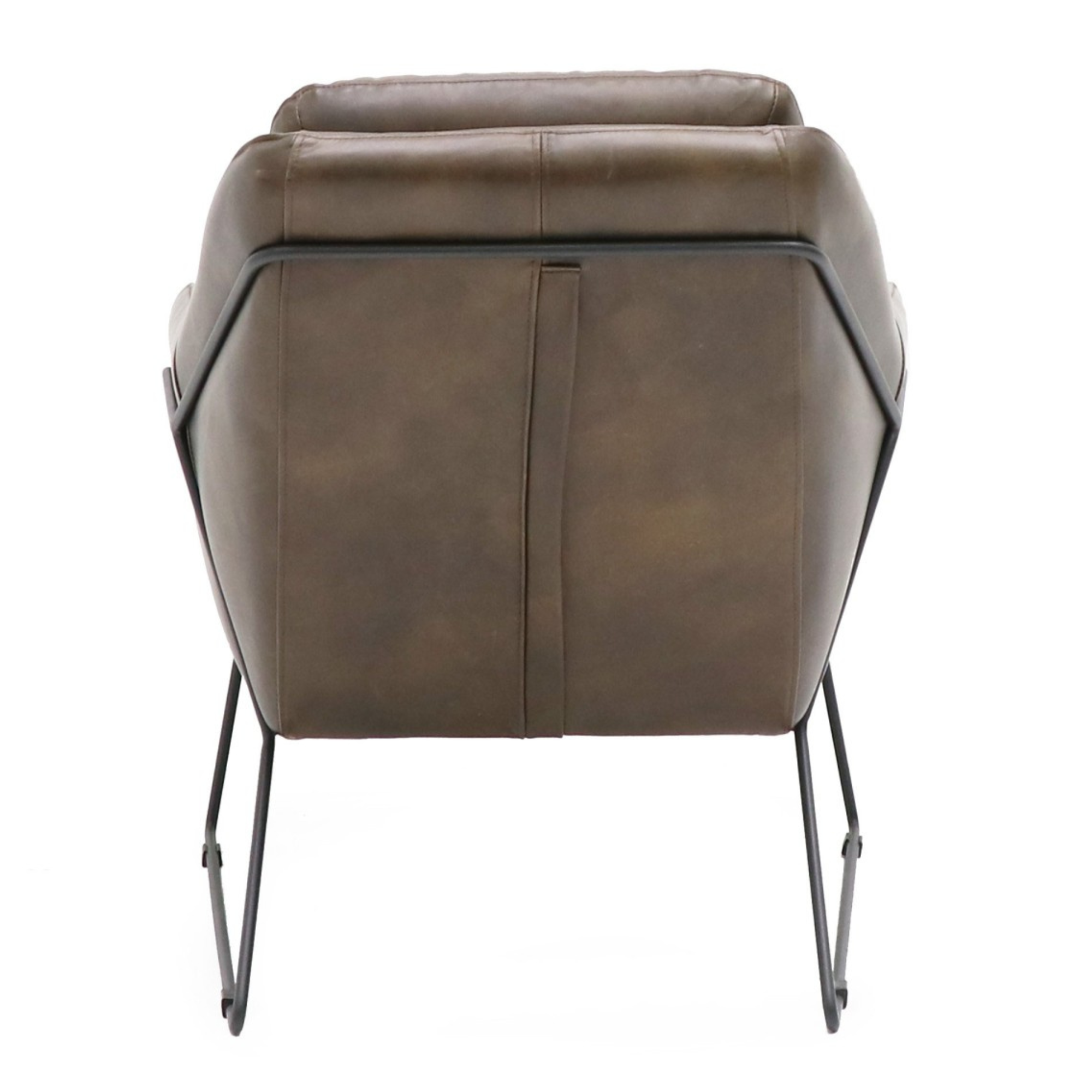 WORKSHOP LEATHER ARMCHAIR | BROWN