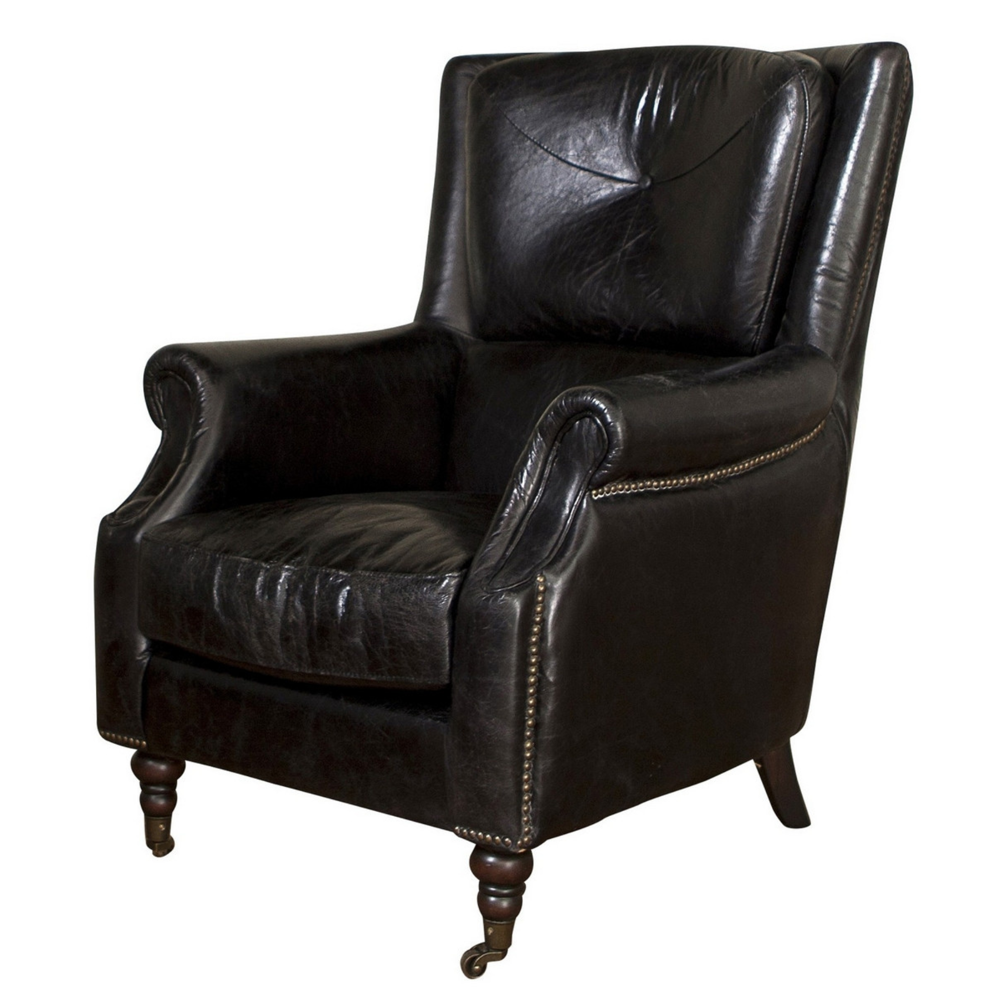 WYATT LEATHER ARMCHAIR | 2 COLOURS