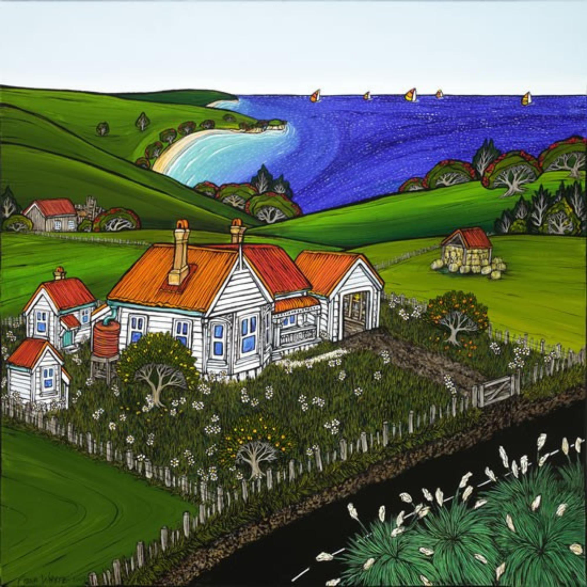 A PLACE WITHIN | BOX FRAME READY TO HANG | FIONA WHYTE | NZ MADE