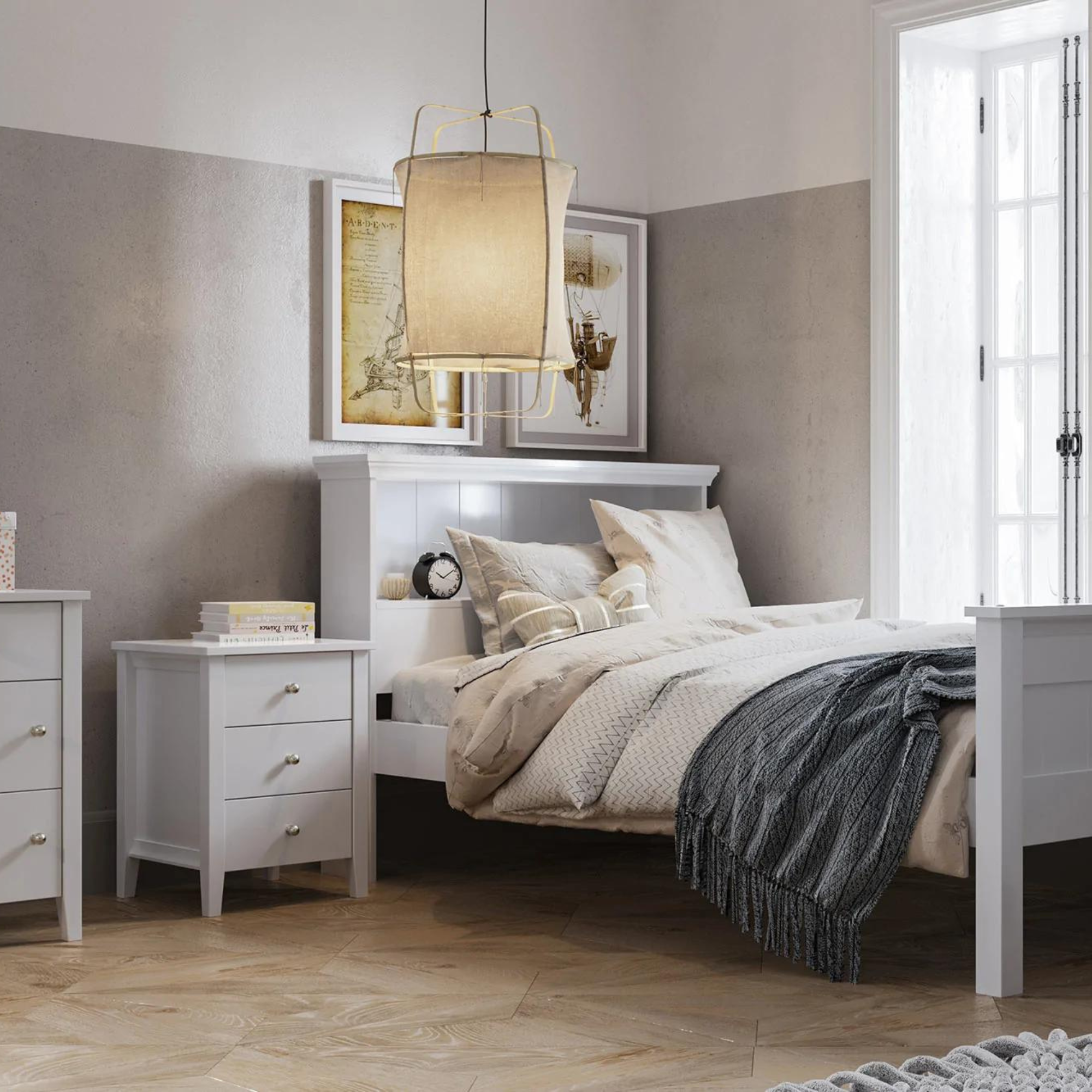 Adventure 3 Drawer Bedside Cabinet | NZ Made