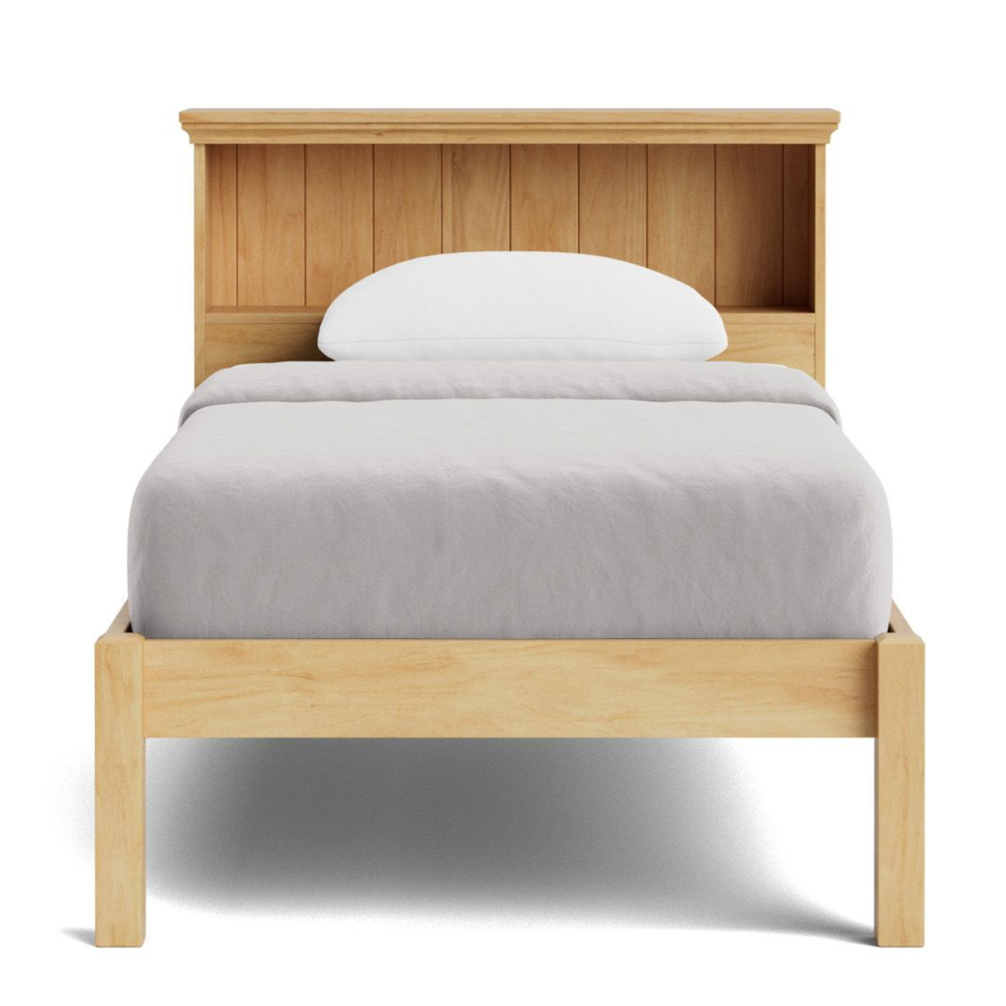 Adventure Slat Bed with Head-End Shelf | NZ Made