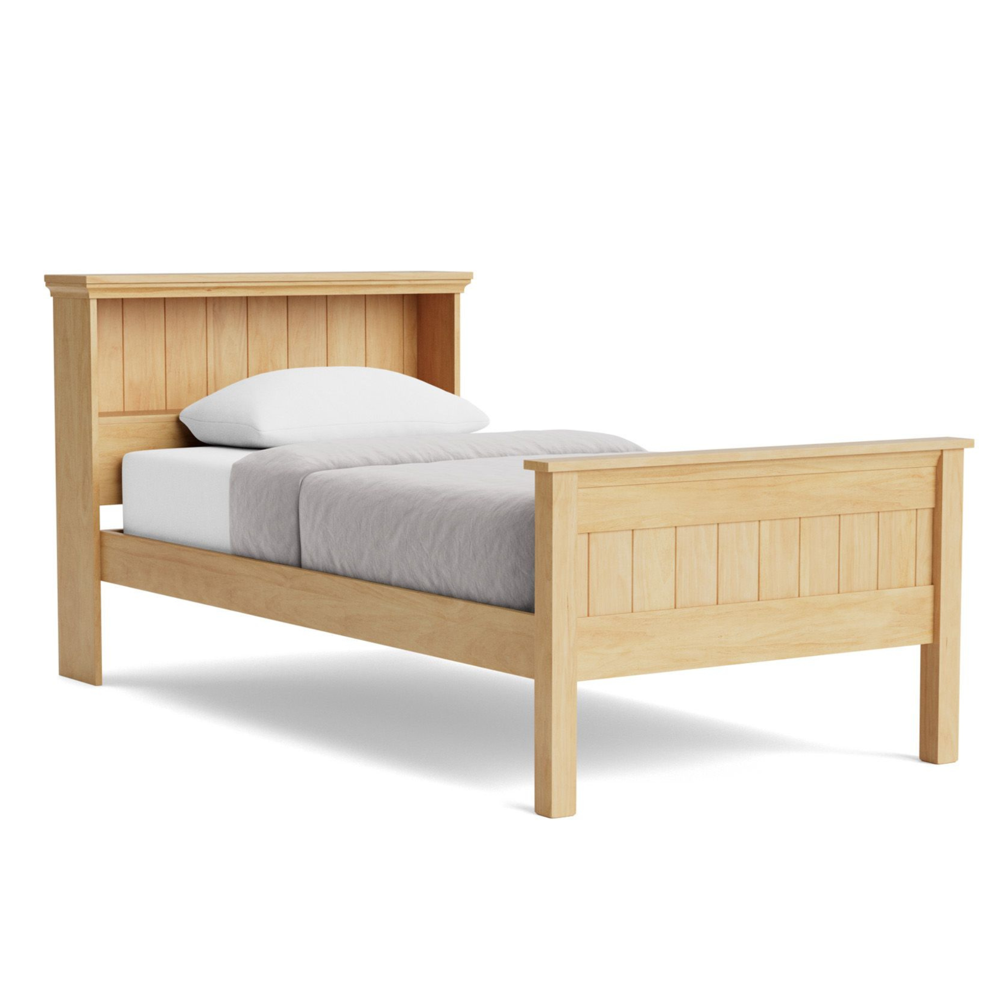 Adventure Slat Bed with Head-End Shelf | NZ Made