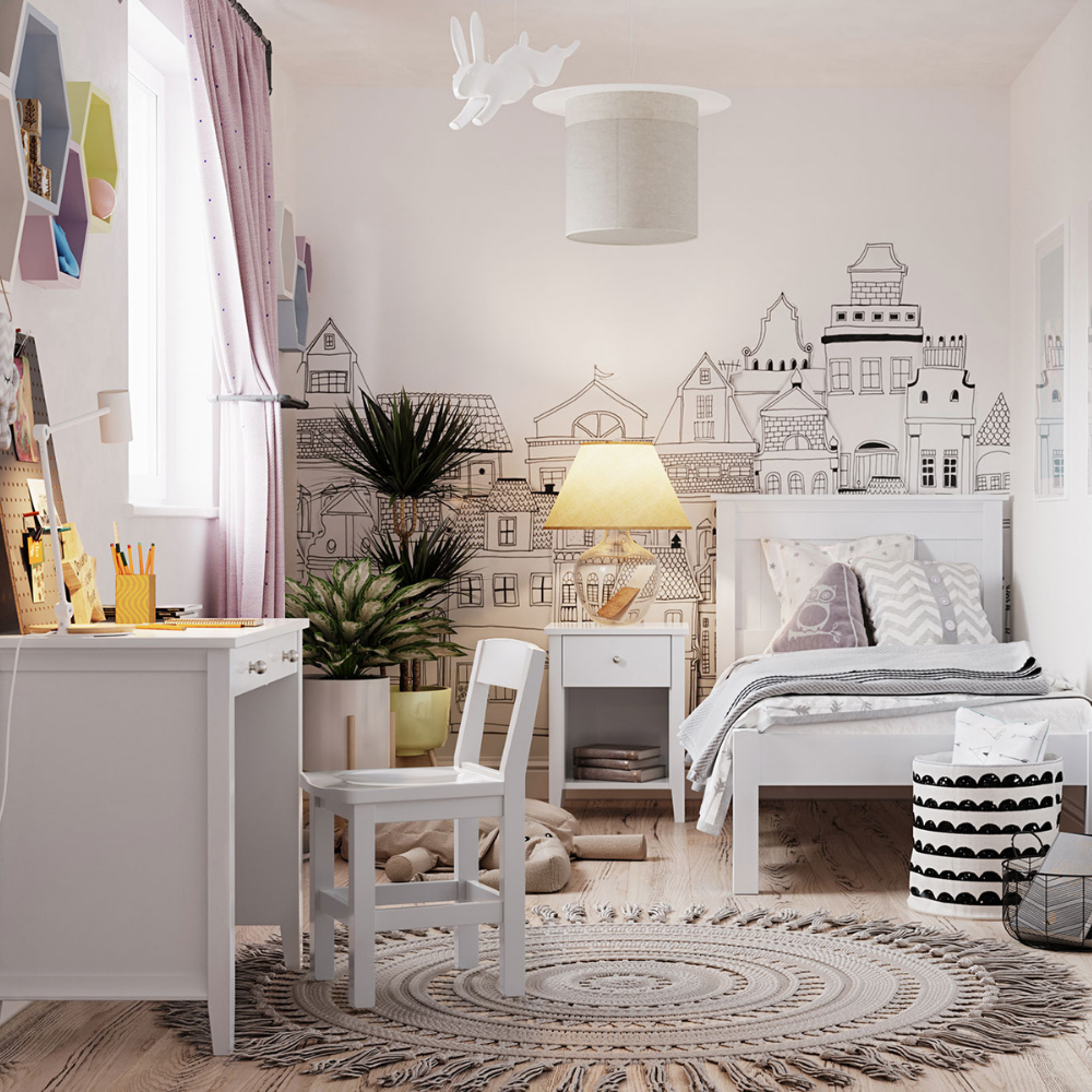 Adventure Slat Bed with Head-End Shelf | NZ Made