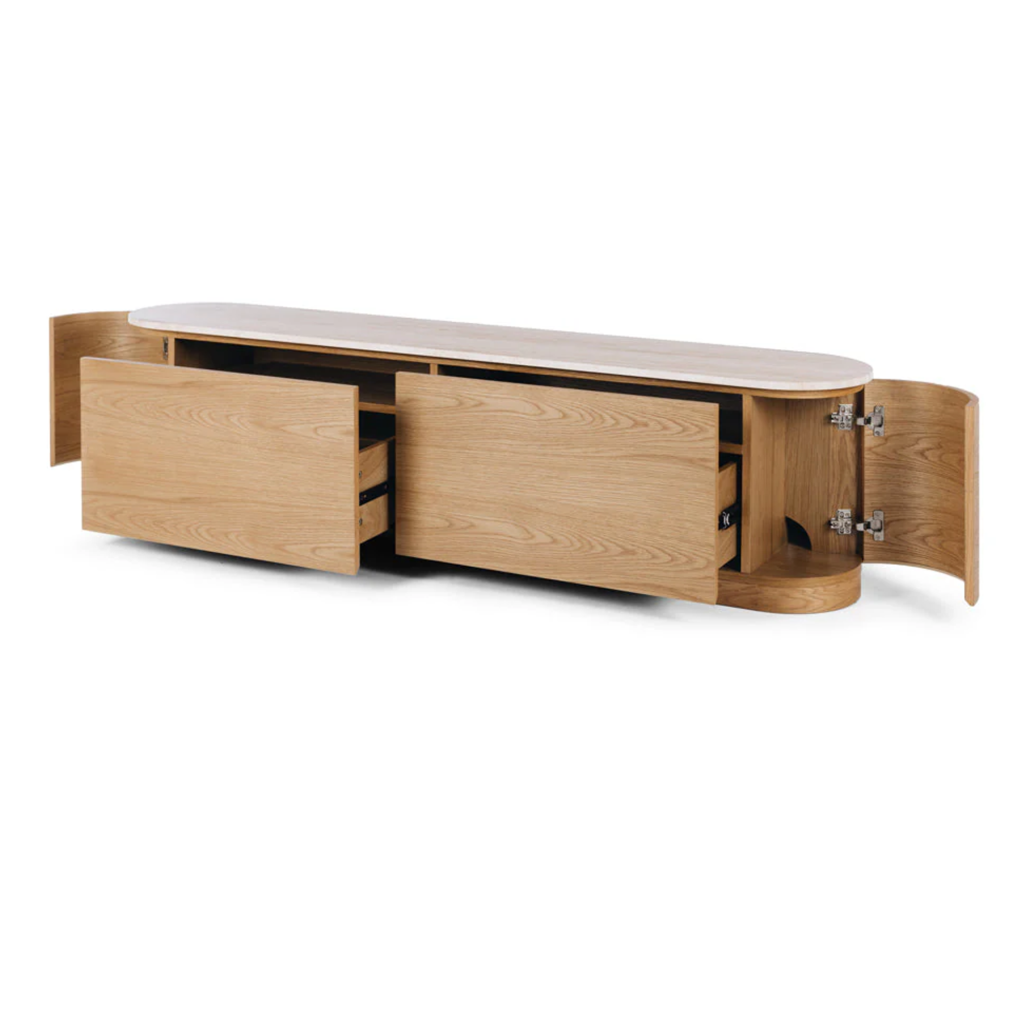 AKITA ENTERTAINMENT UNIT | TRAVERTINE TOP