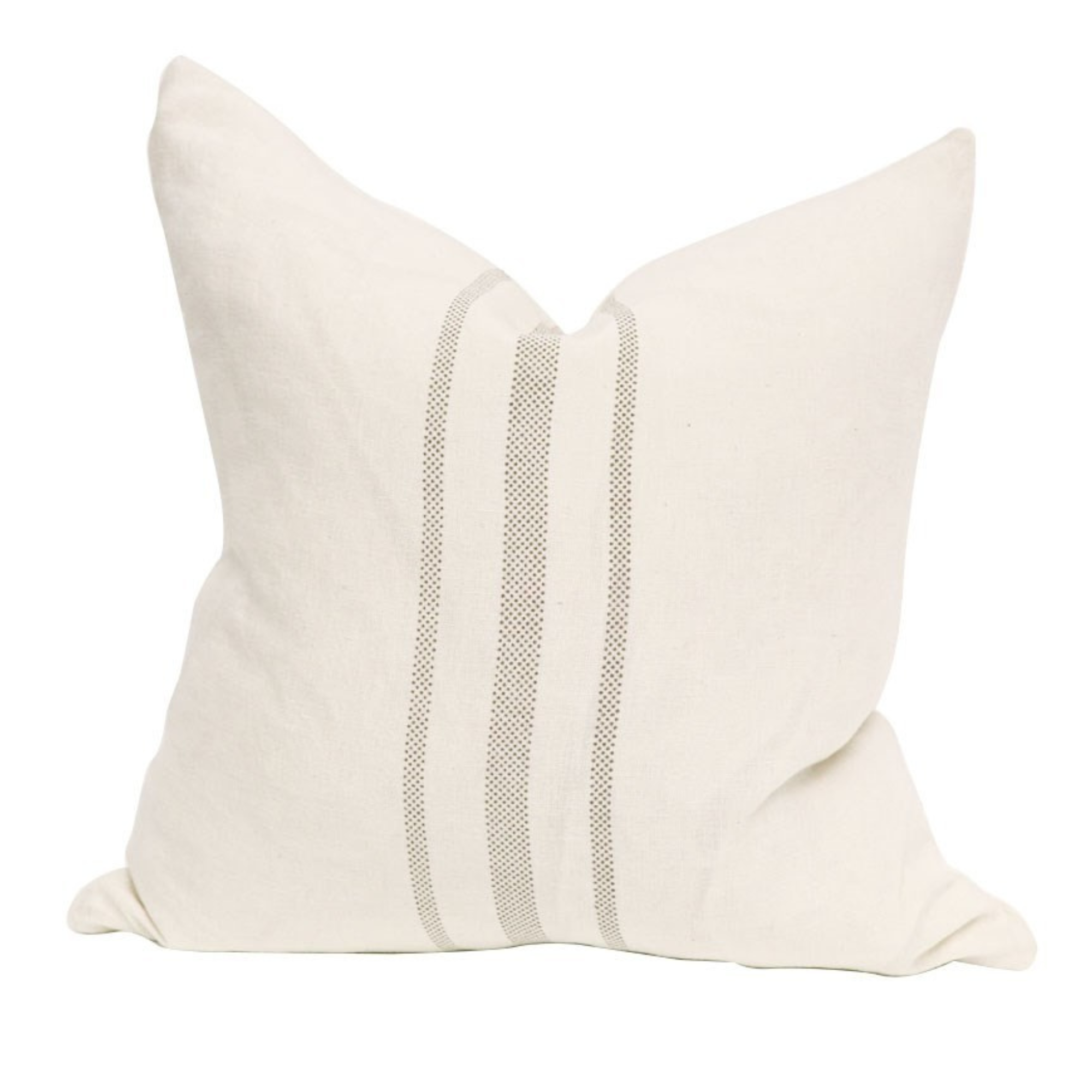 ANYA CUSHION - WHITE STRIPE