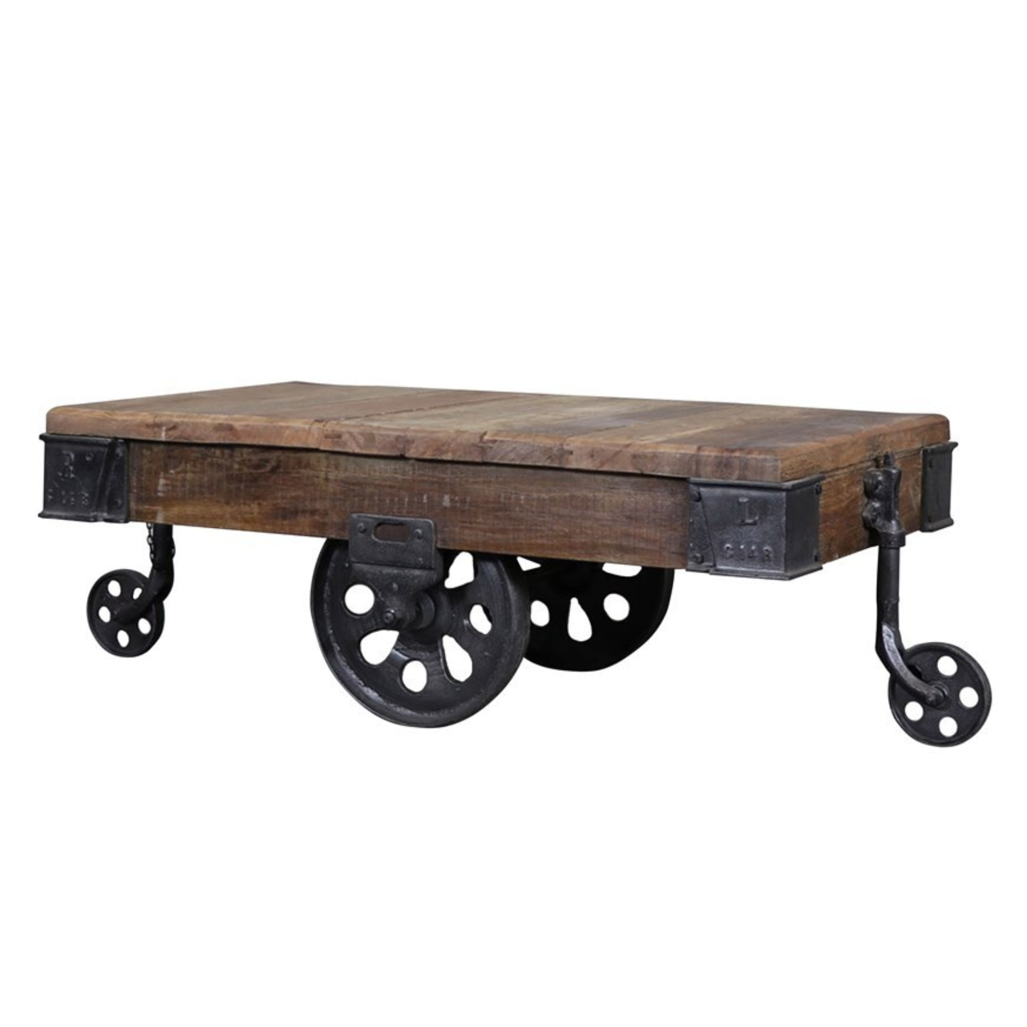 BAGGAGE TROLLEY COFFEE TABLE | NATURAL
