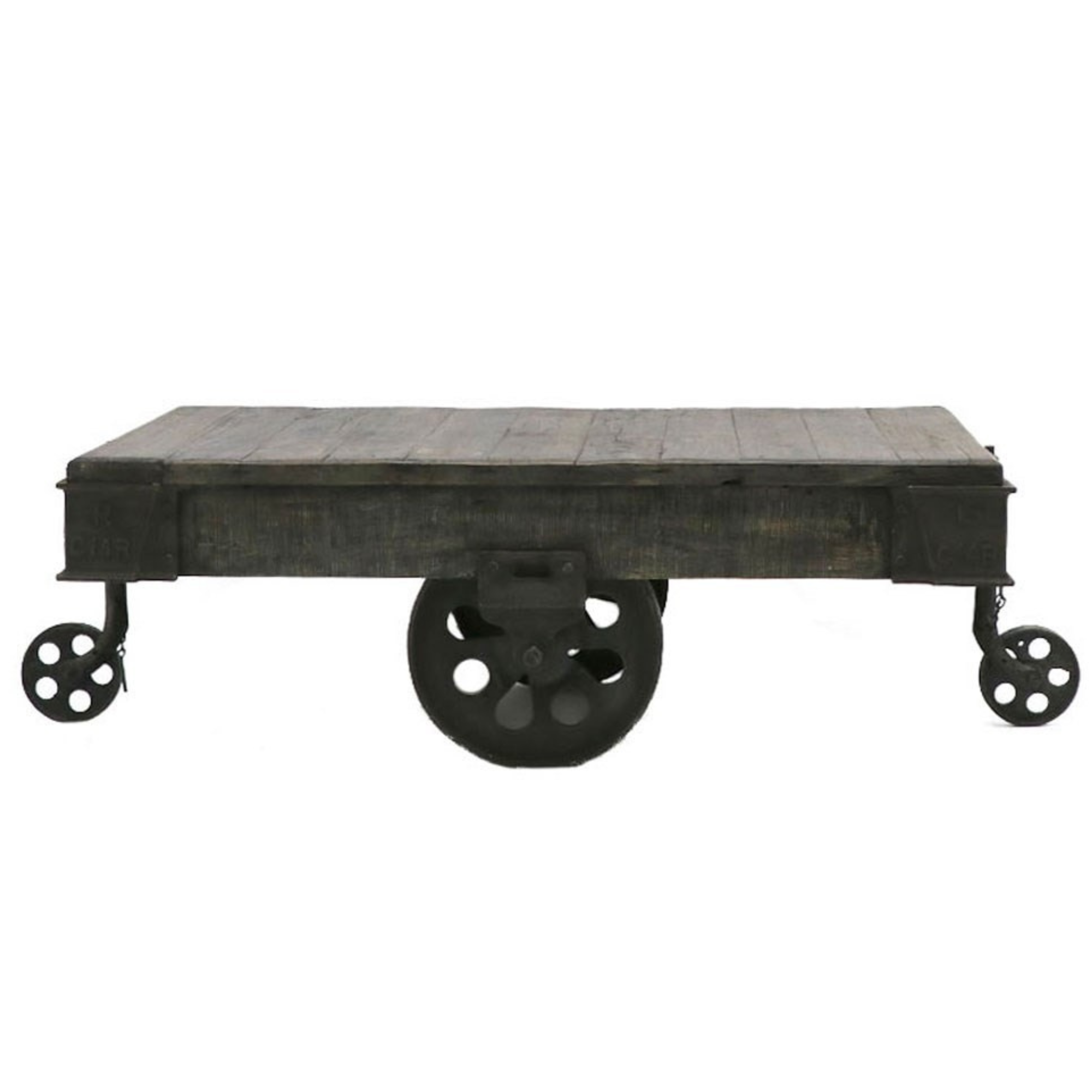 BAGGAGE TROLLEY COFFEE TABLE | BLACK
