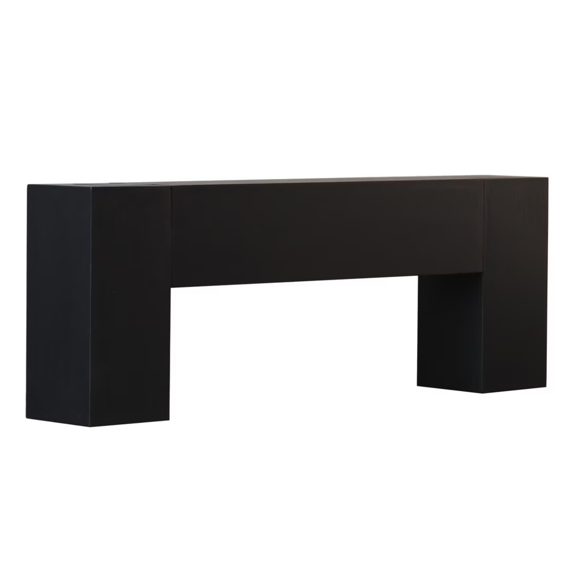 Block Antique Elm Console | Black
