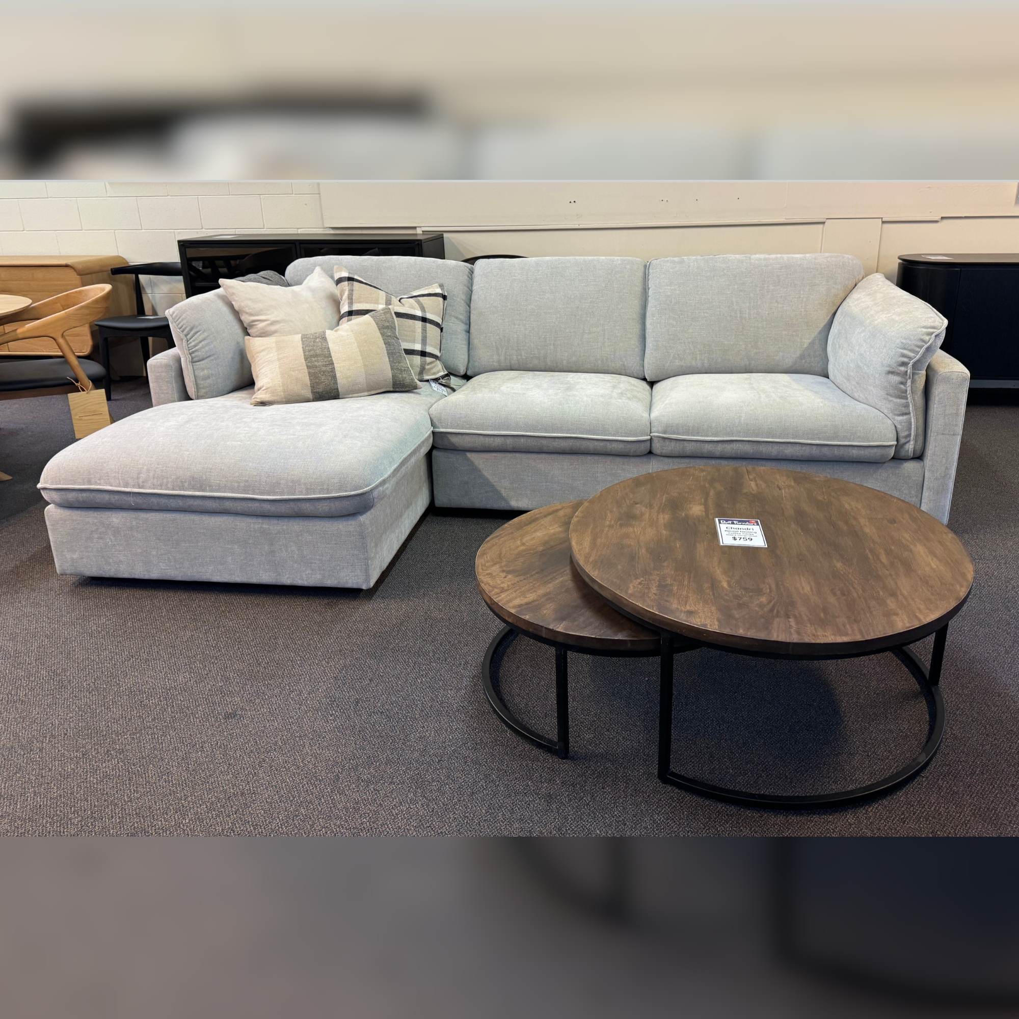 CALI 3 SEATER CHAISE | LEFT OR RIGHT FACING