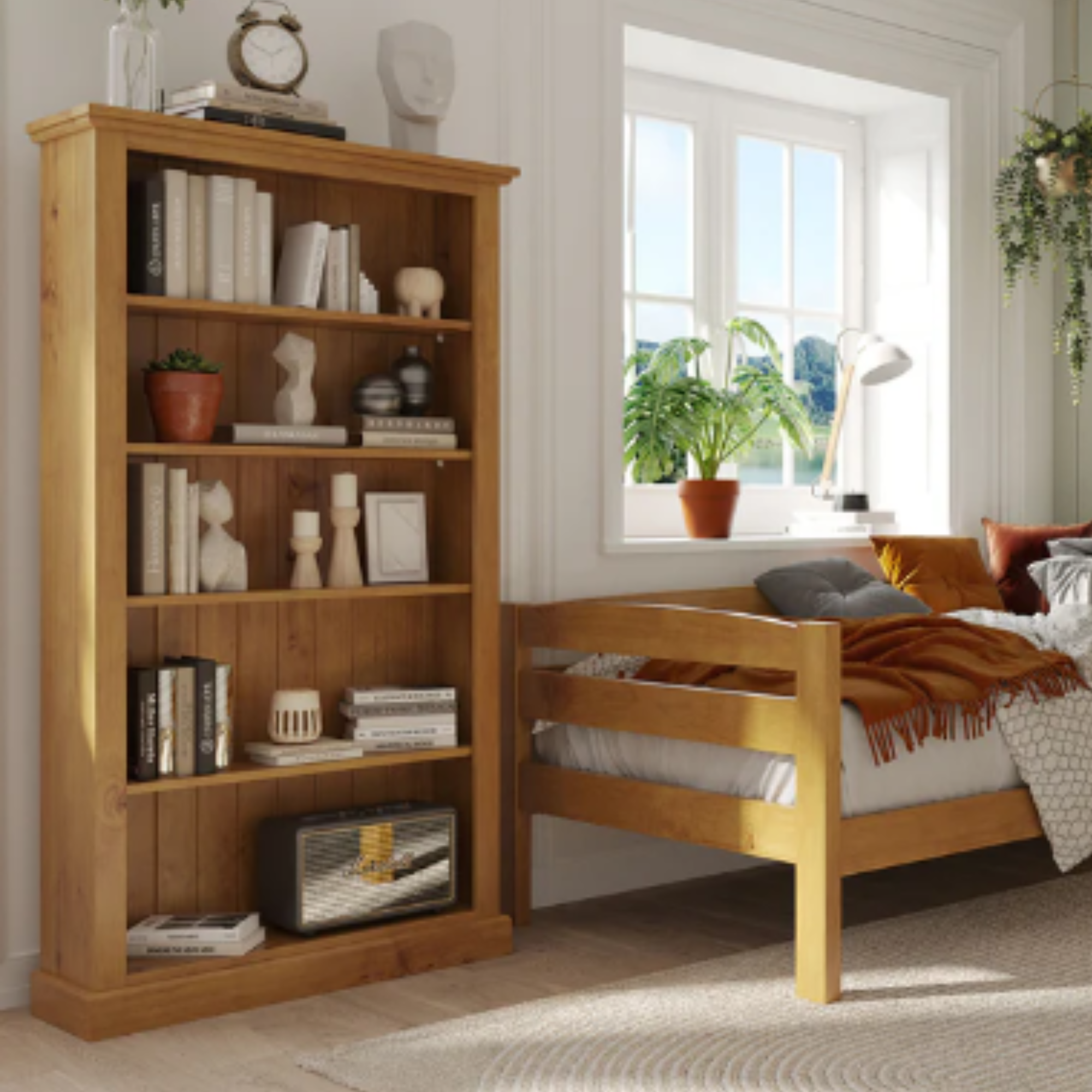 CHARLTON SOLID TIMBER BOOKCASE - SEVERAL SIZES AVAILABLE | NZ MADE
