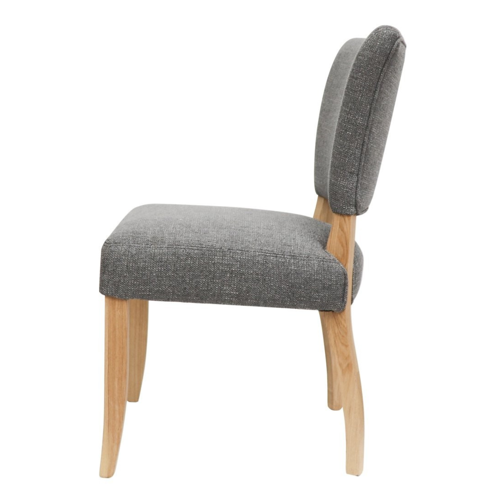CHELSEA FABRIC DINING CHAIR | GREY