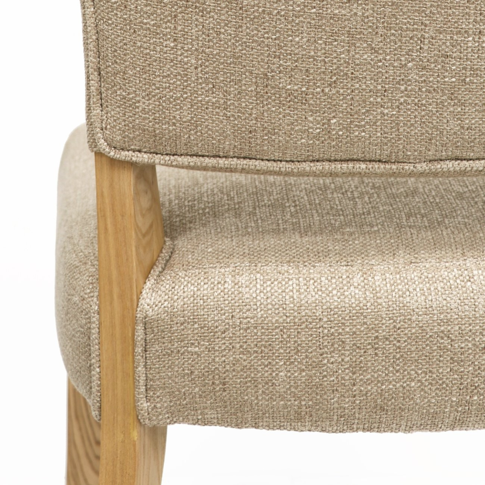 CHELSEA FABRIC DINING CHAIR | NATURAL