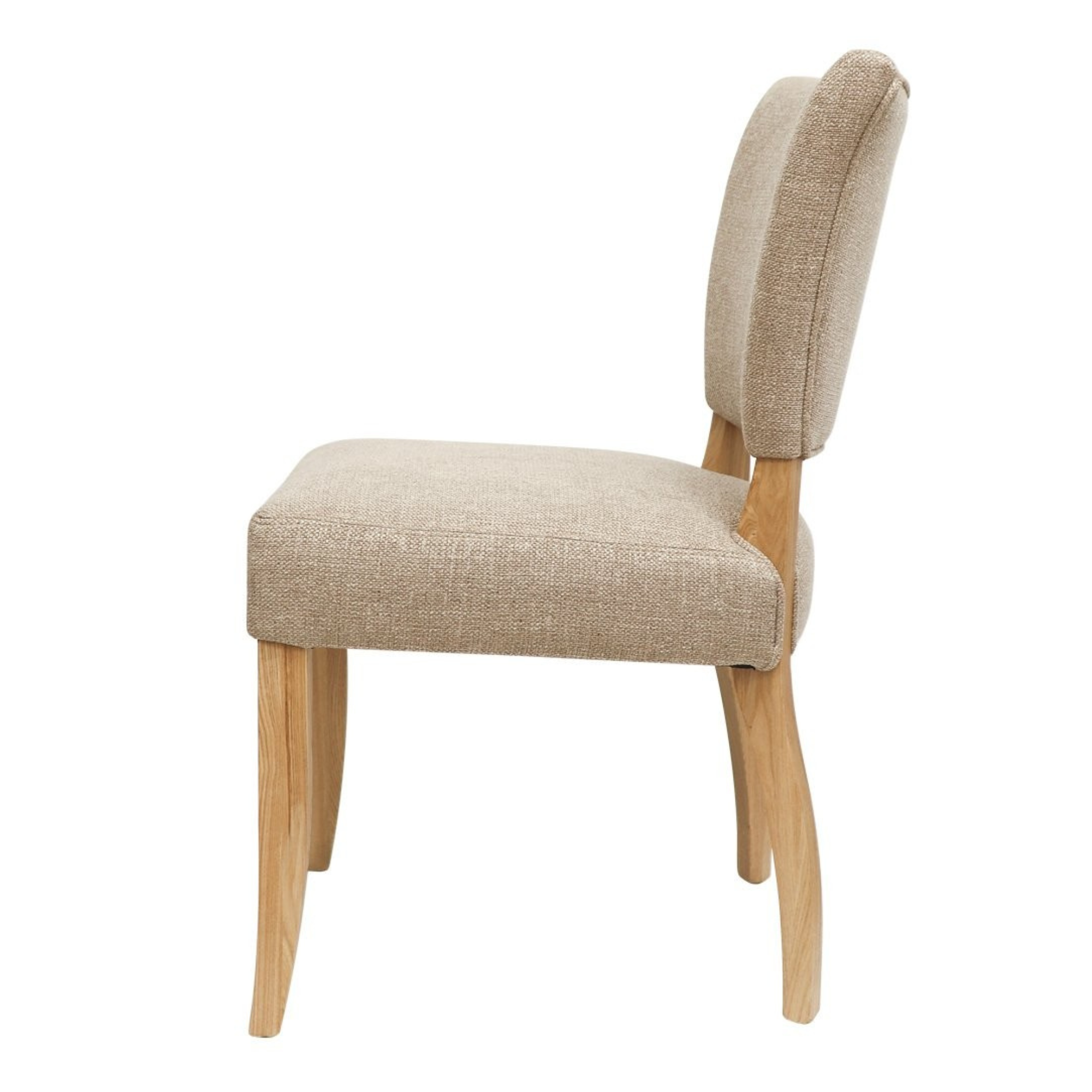 CHELSEA FABRIC DINING CHAIR | NATURAL