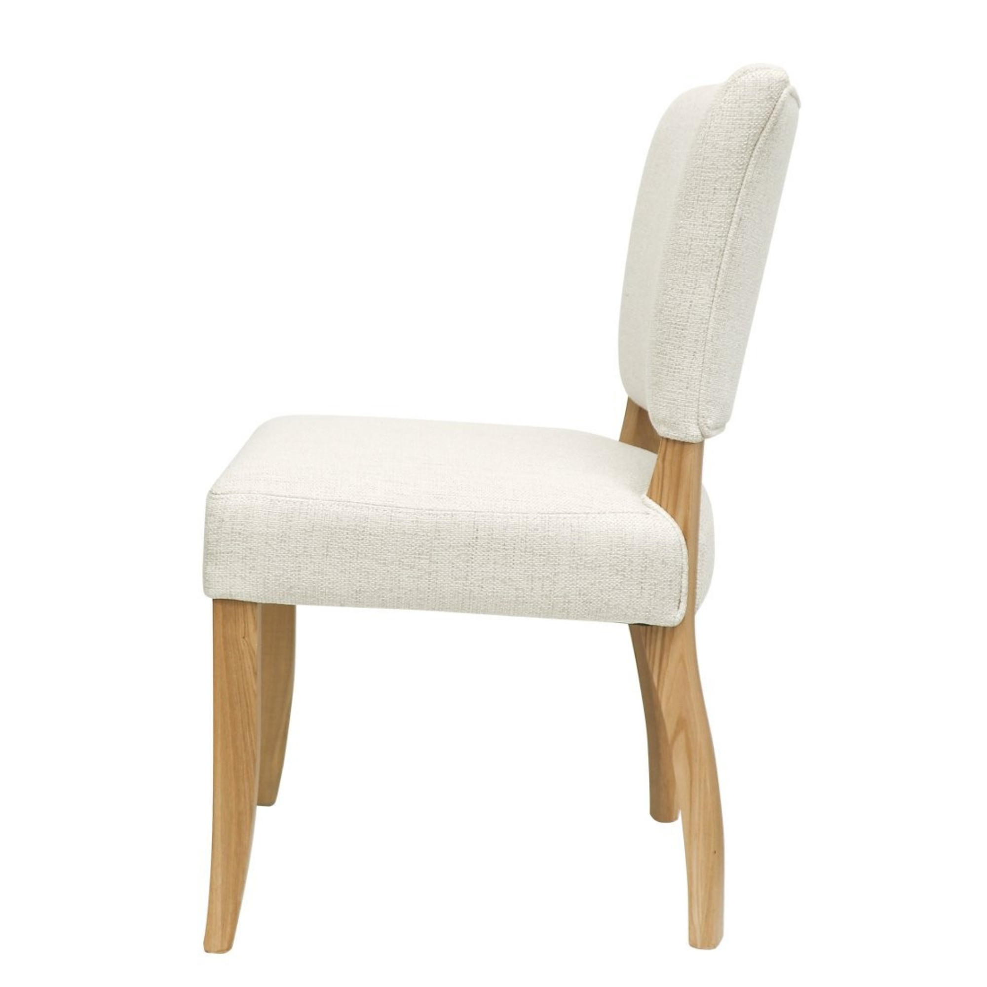 CHELSEA FABRIC DINING CHAIR | CREAM