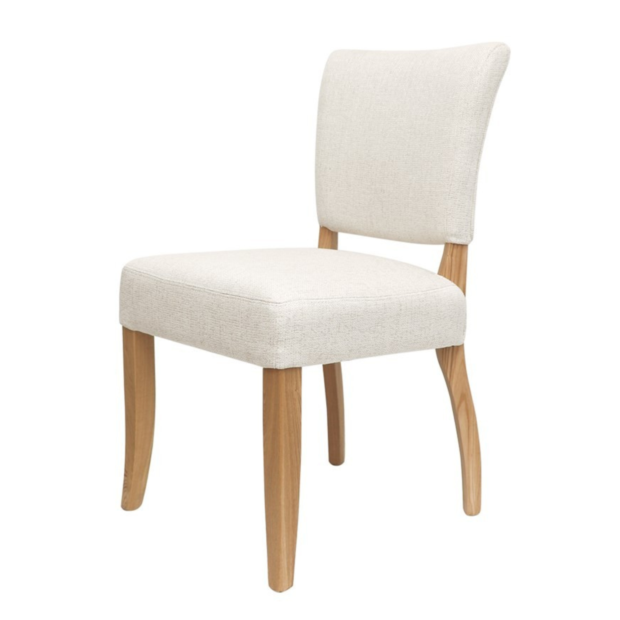 CHELSEA FABRIC DINING CHAIR | CREAM