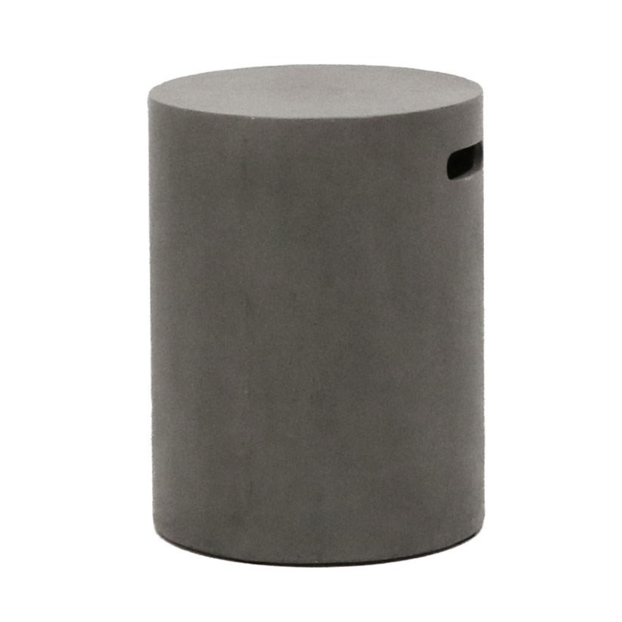 CONCRETE PIPE SIDE TABLE or STOOL | GREY